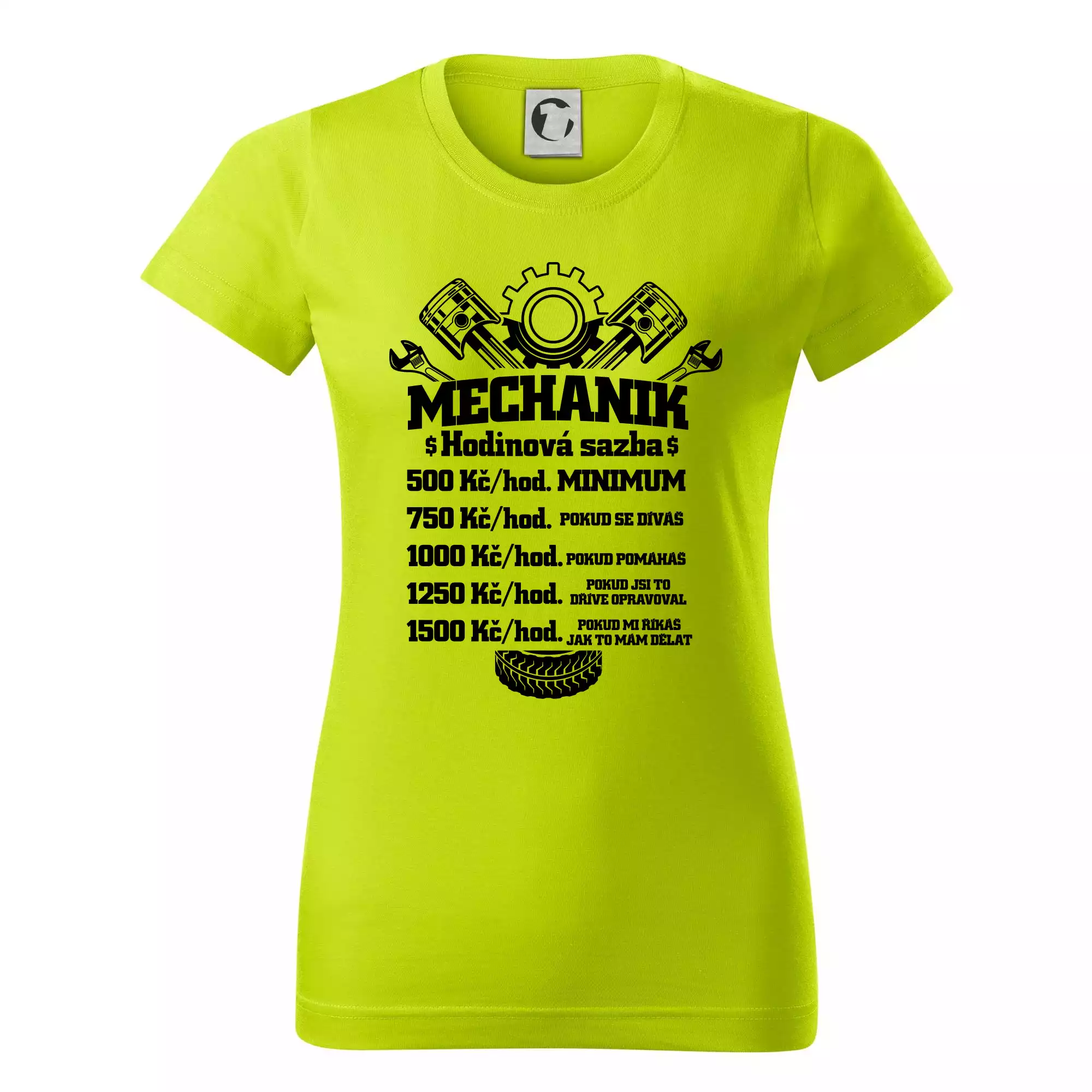 Mechanik - hodinová sazba