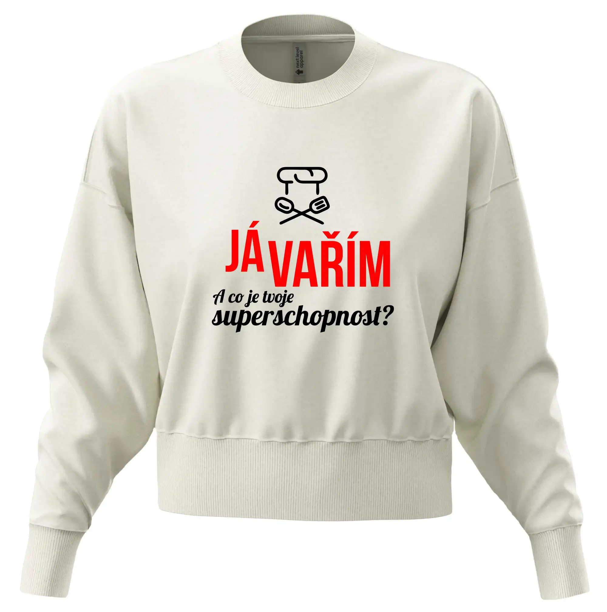 Já vařím - tvoje superschopnost? rovný nápis