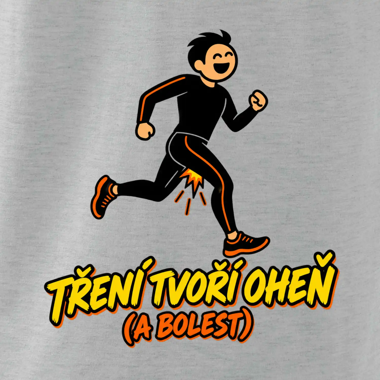 Běžecké tření tvoří oheň