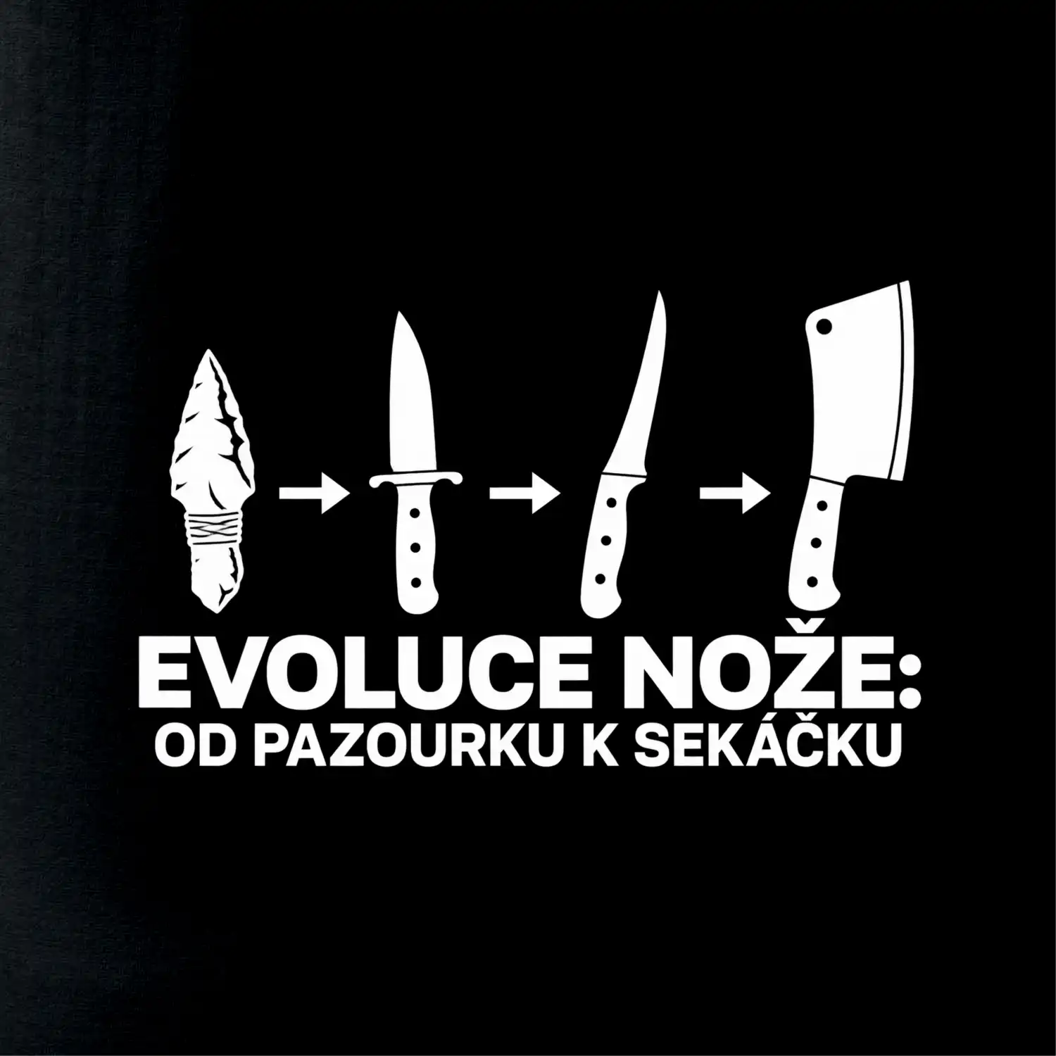 Evoluce nože od pazourku k sekáčku