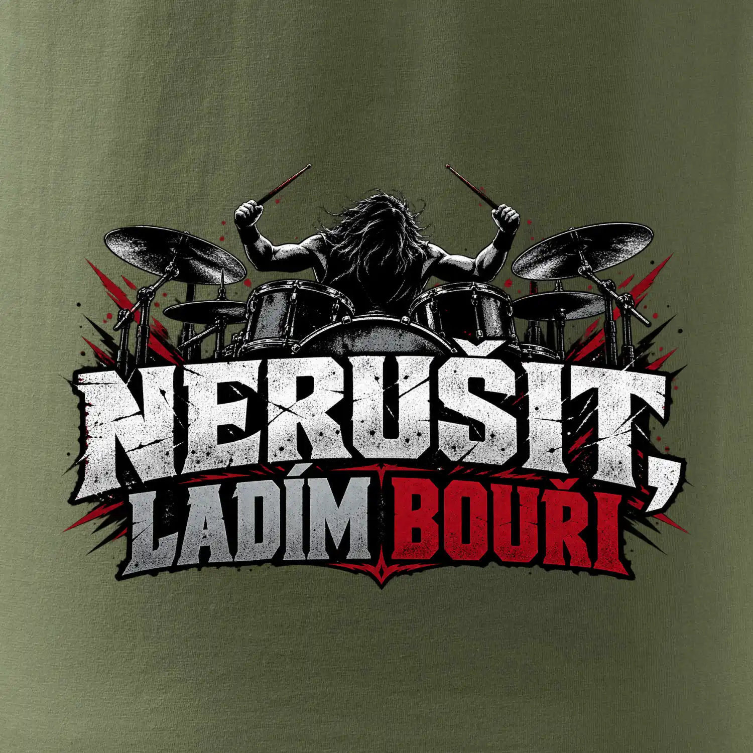 Nerušit ladím bouři - metalový bubeník
