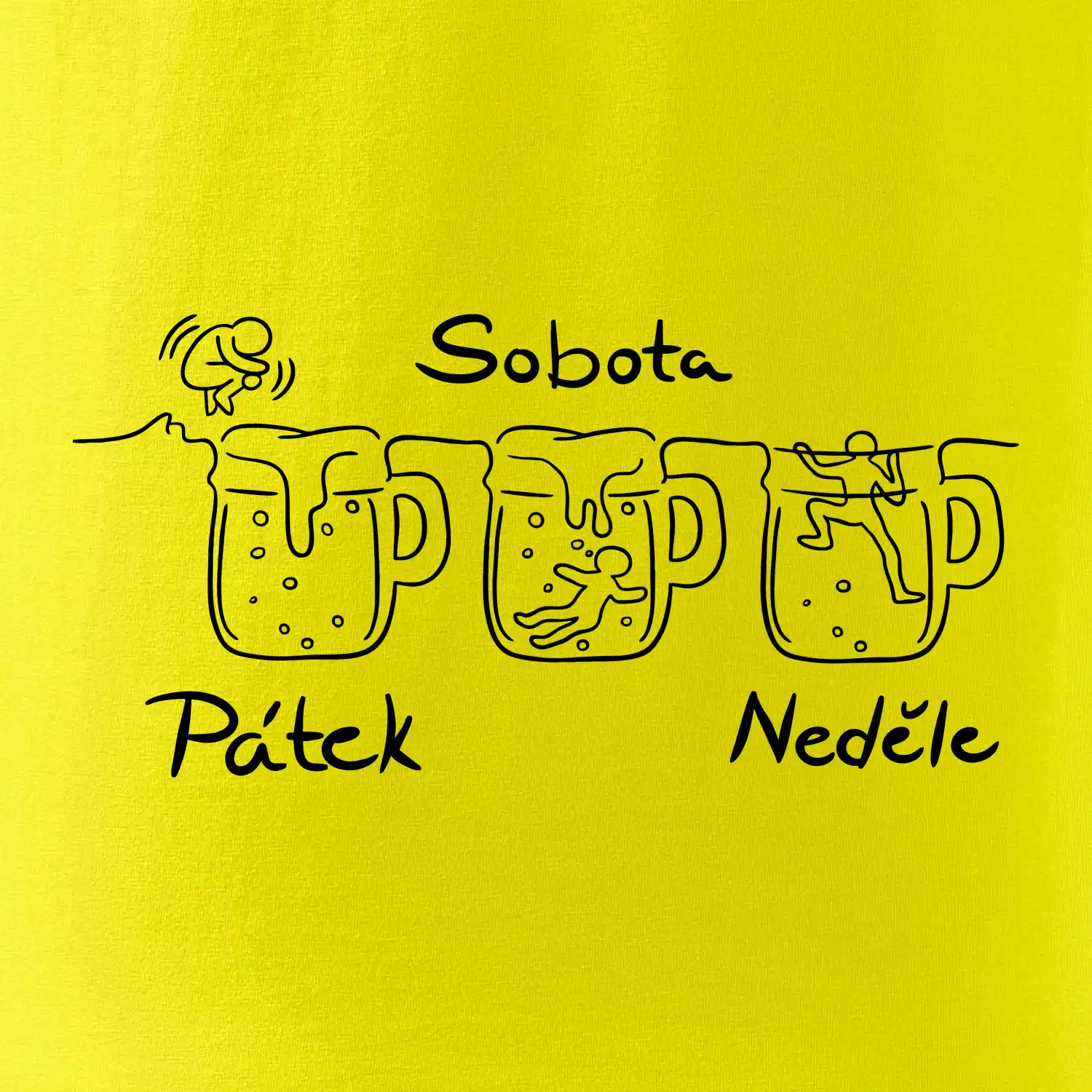 Pátek sobota neděle pivo