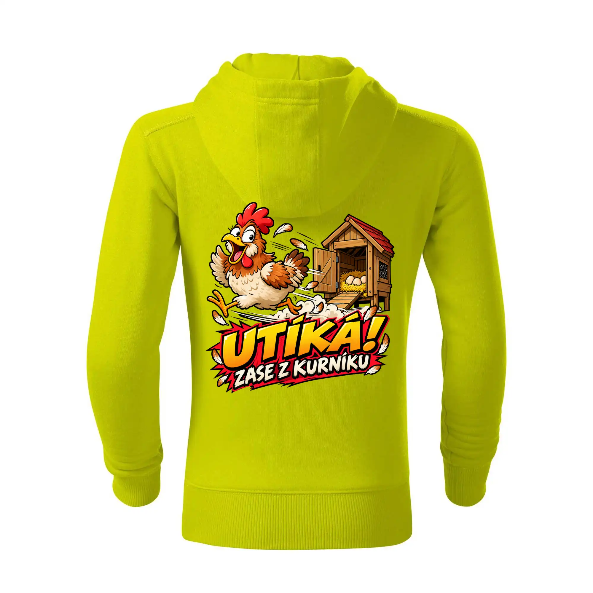 Útěk slepice z kurníku