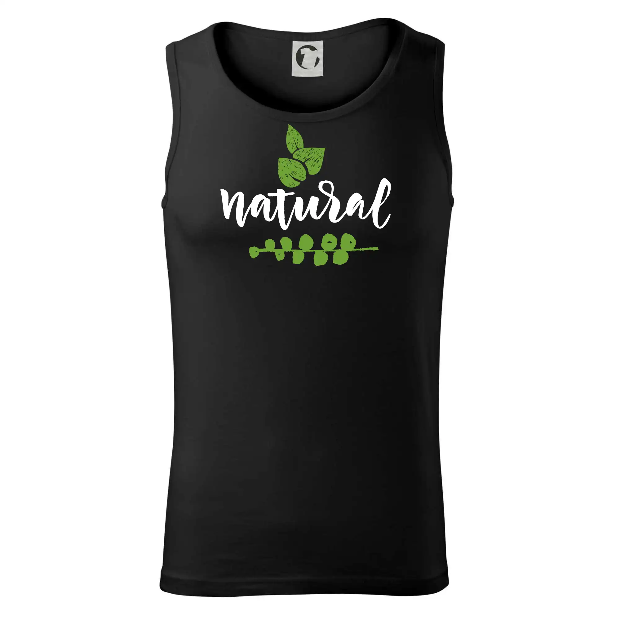 Natural - nápis v listech