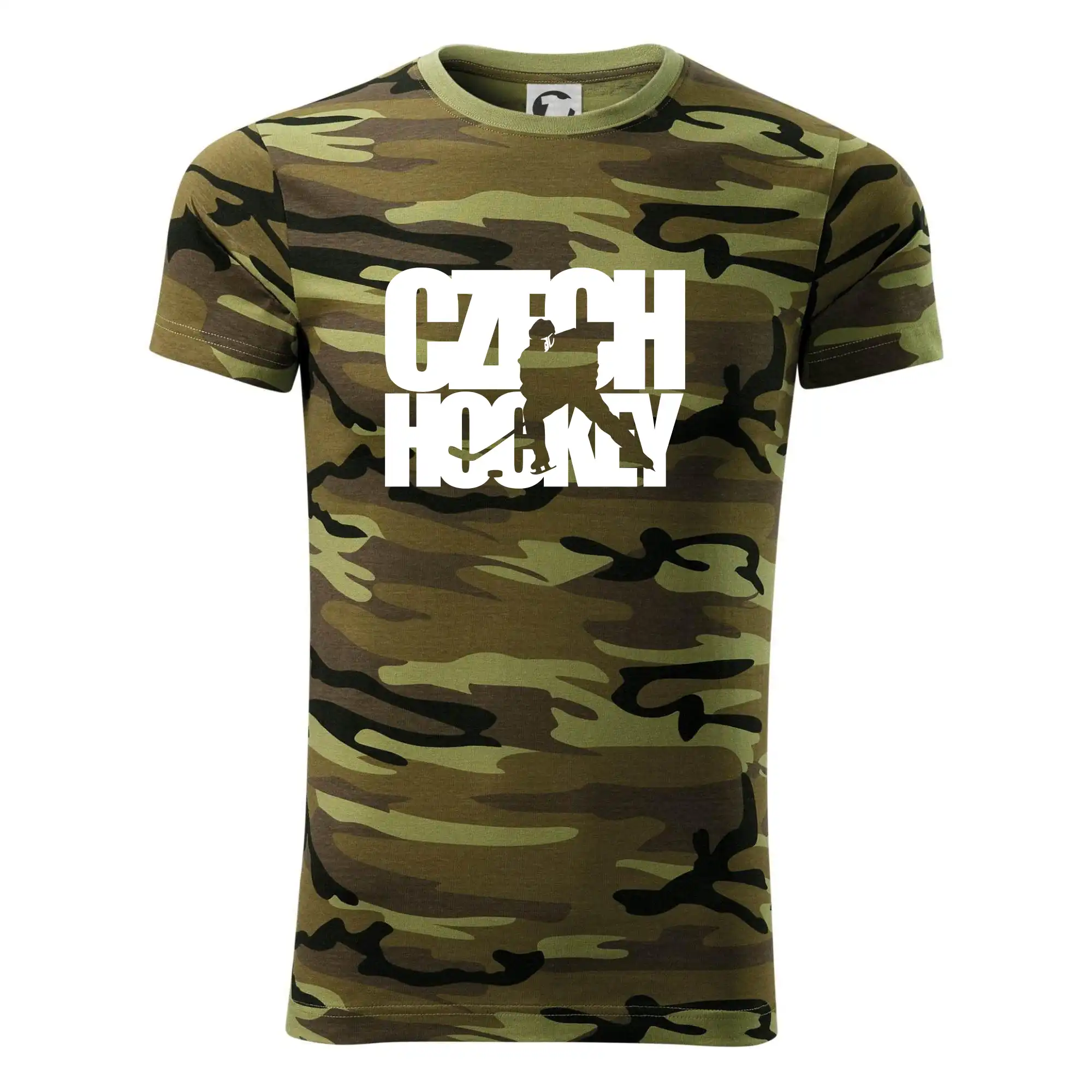 Czech hockey - nápis s hokejistou - Mistrovství světa v ledním hokeji 2026