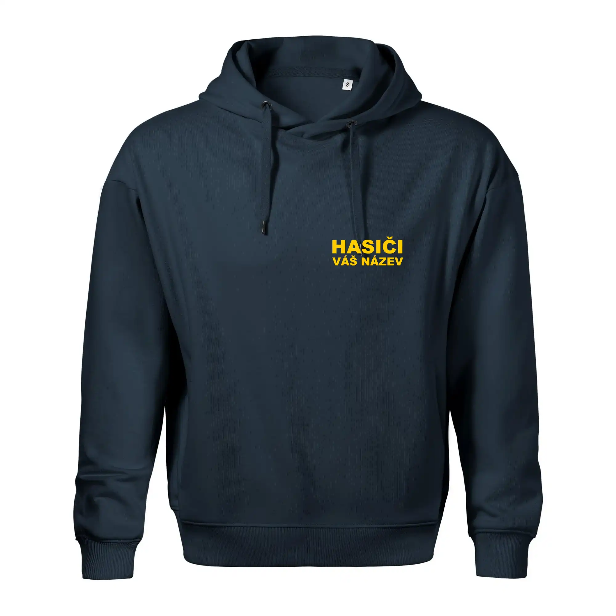 Hasiči - žlutý nápis - váš název sboru