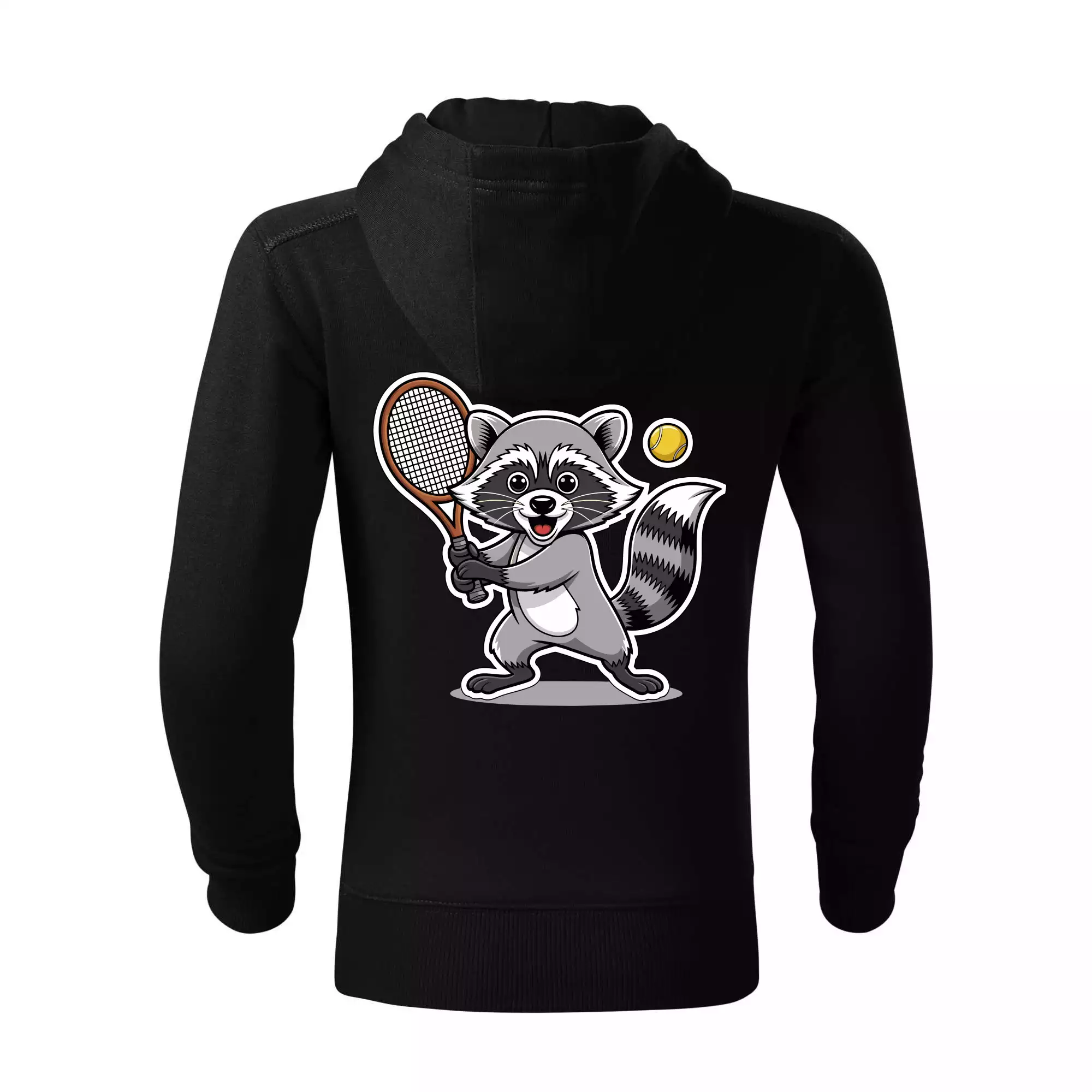 Mýval hraje tenis kreslený