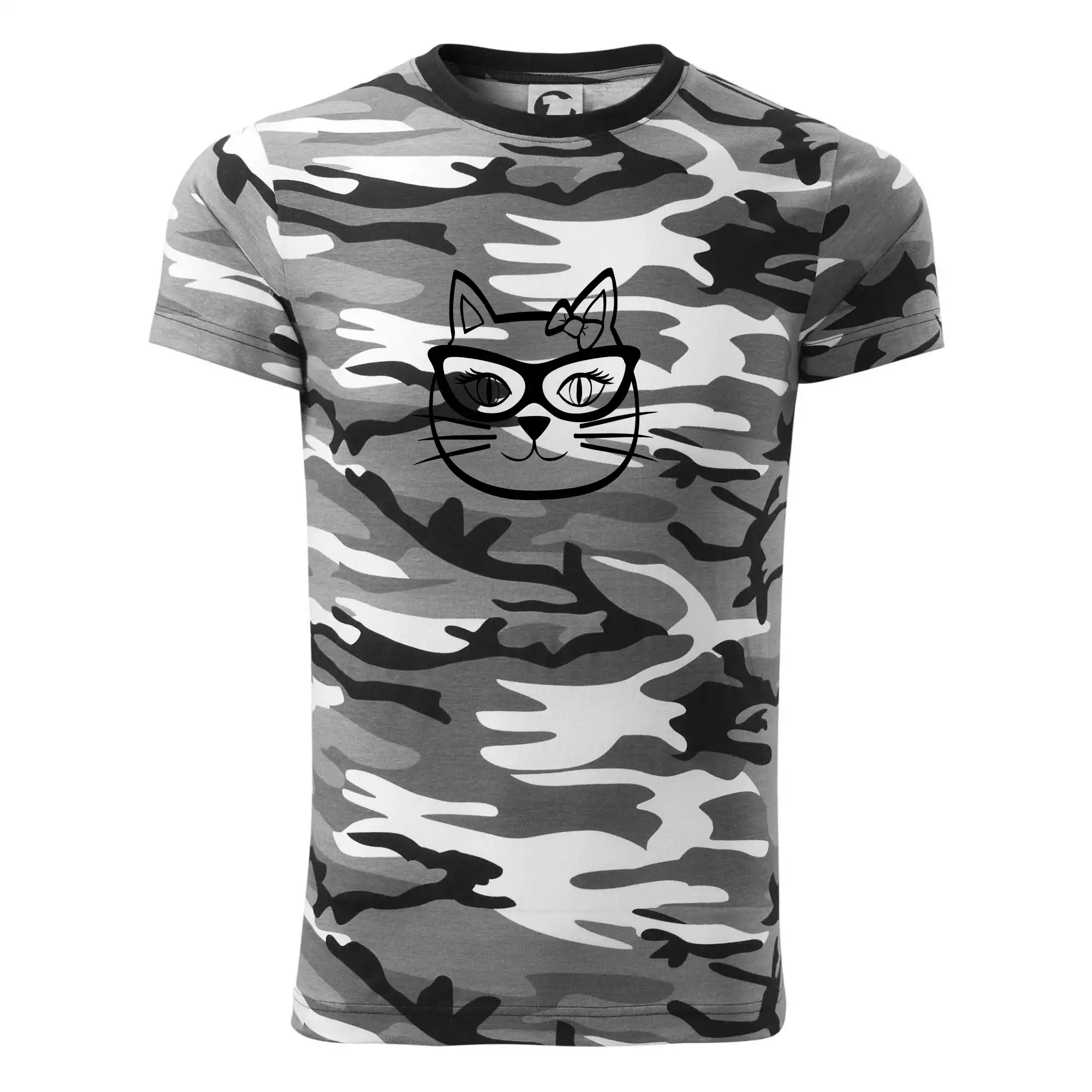 Kočičí holka s brýlemi