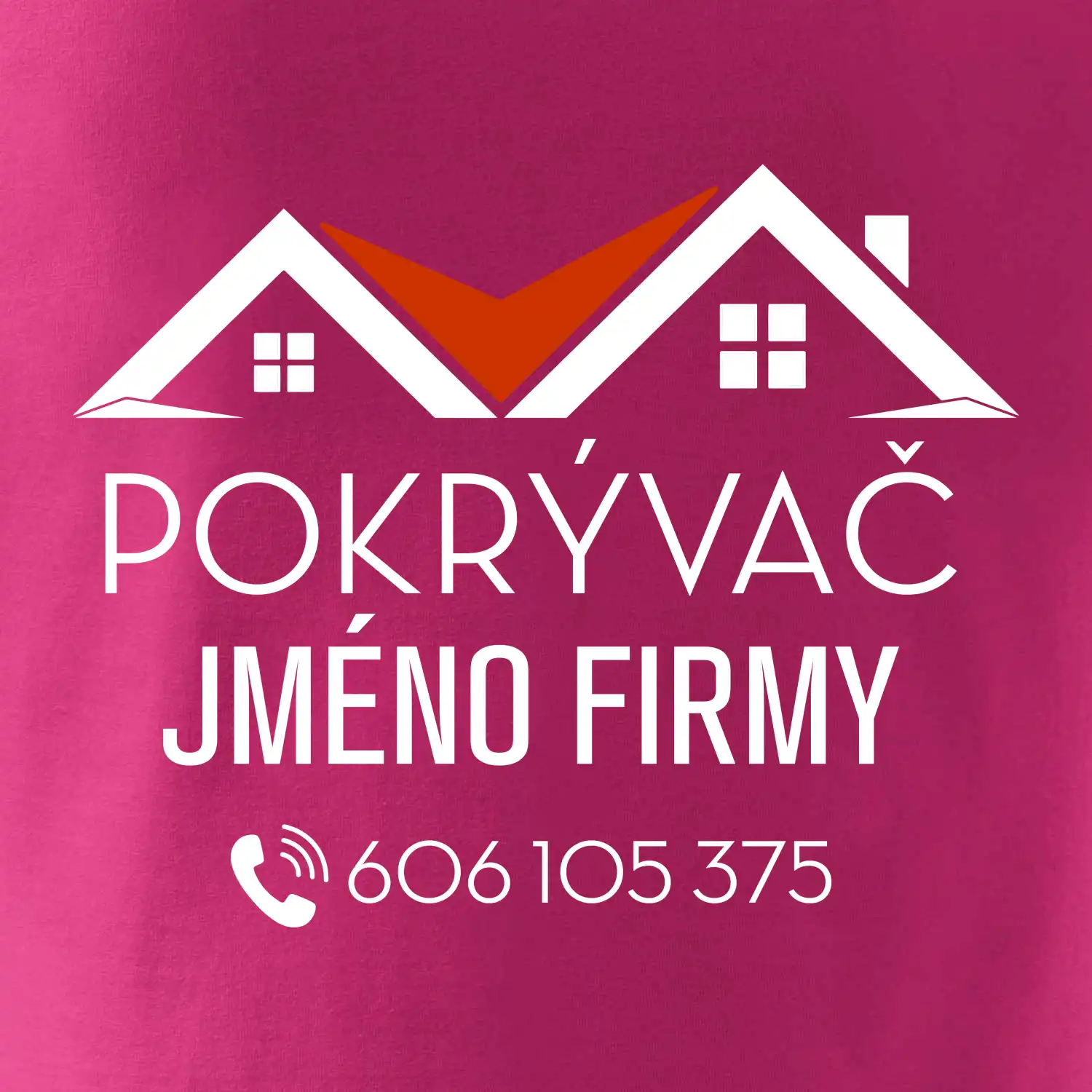 Tričko pro pokrývače - Dvě střechy