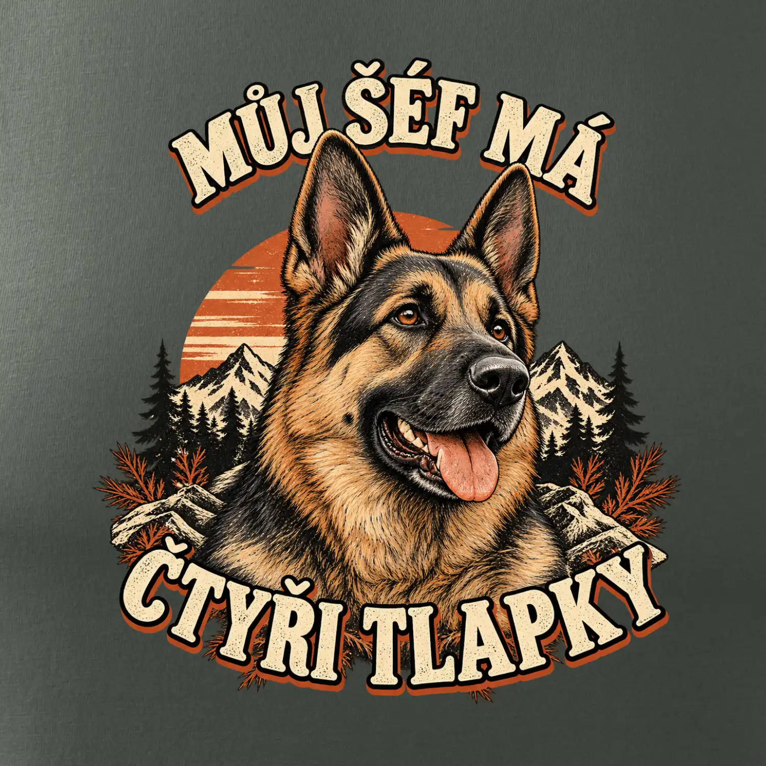 Můj šéf má čtyři tlapky - německý ovčák