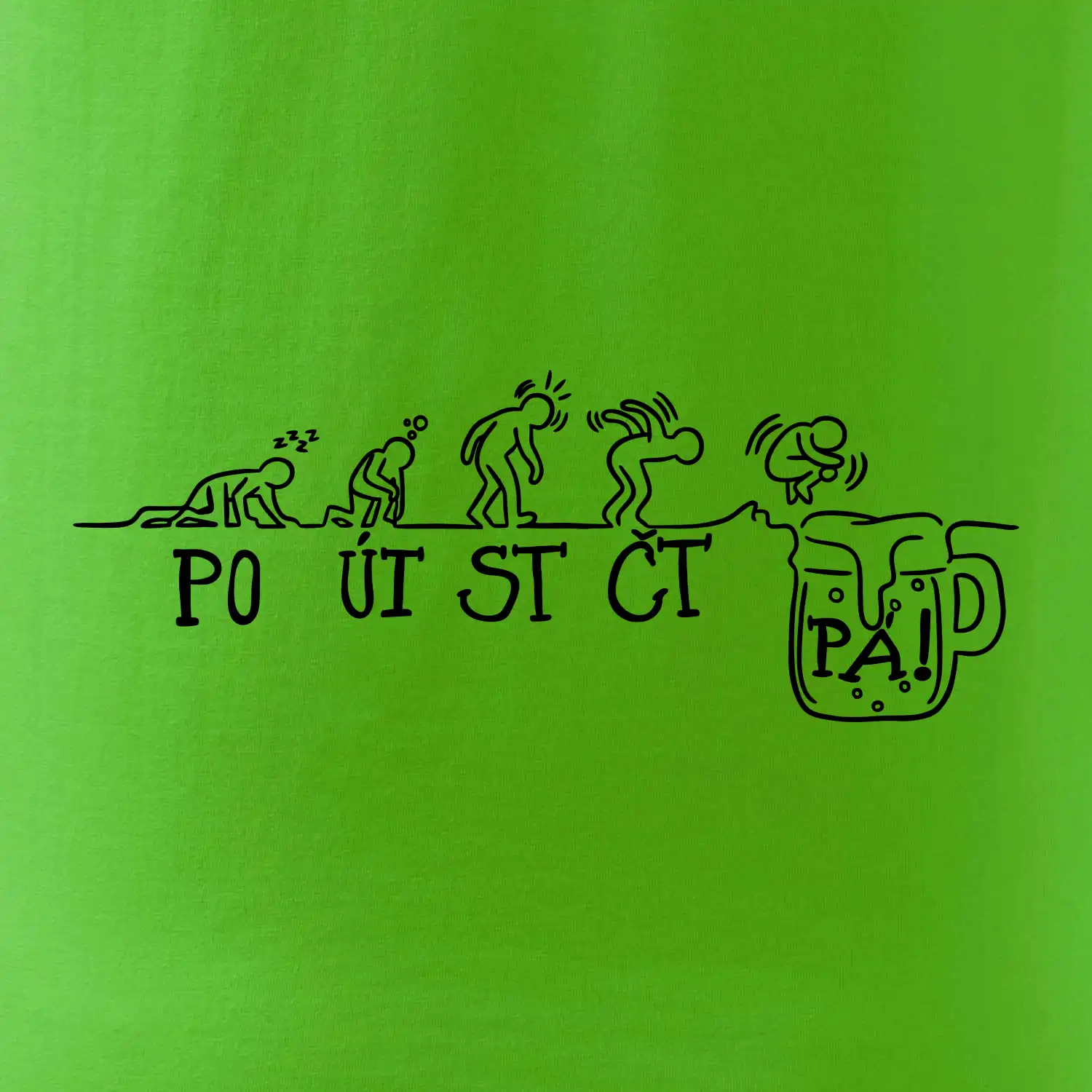 Pondělí až pátek evoluce pivo