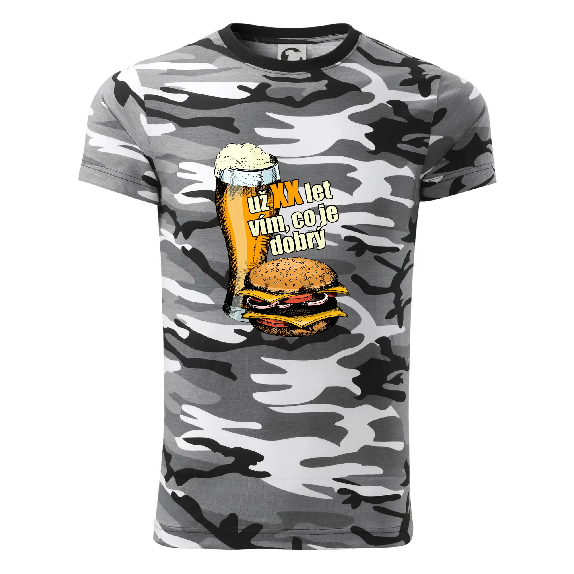Pivo a burger vím co je dobrý