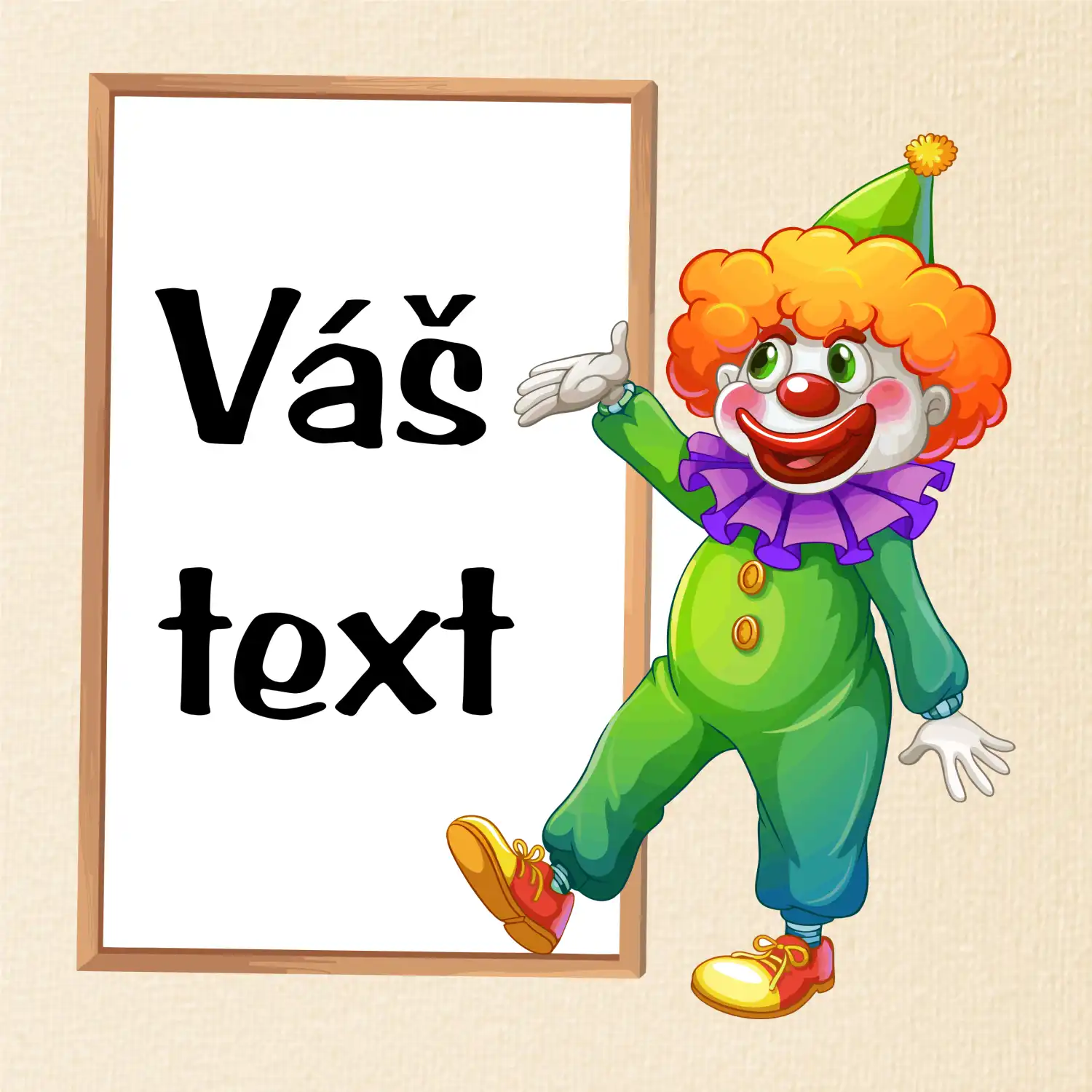 Klaun - Váš text
