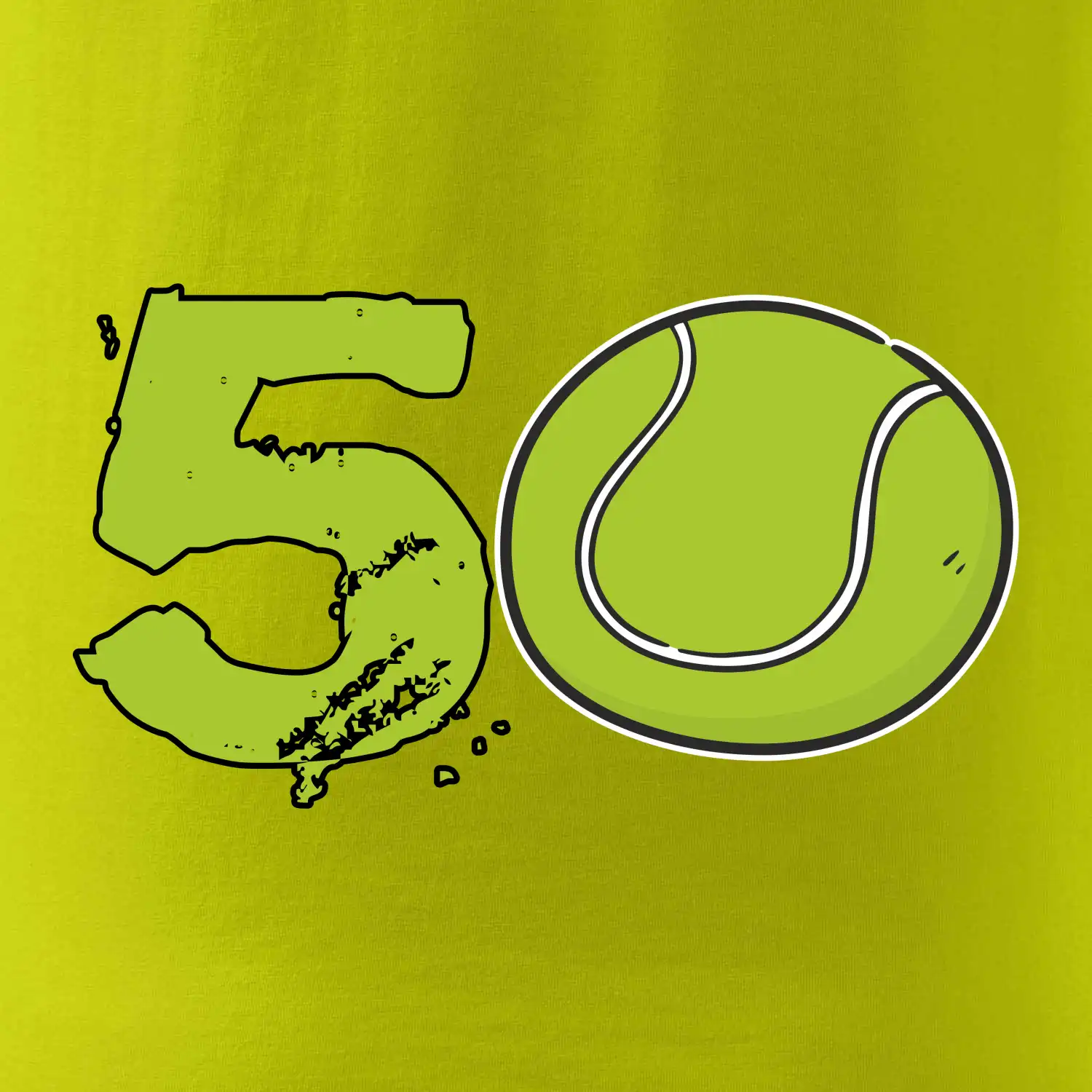 Tenis kulaté narozeniny 50