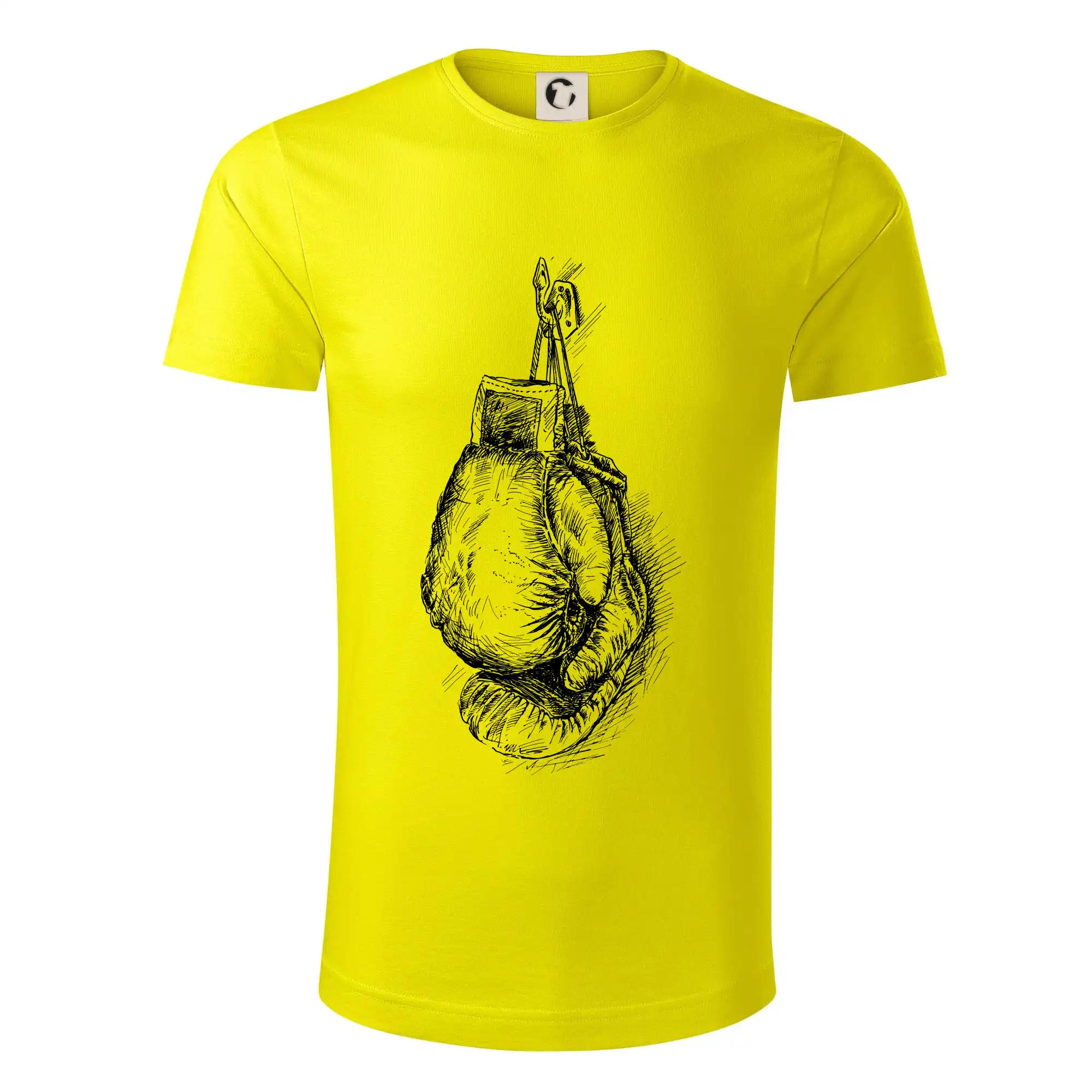 Boxerské rukavice kreslené na výšku