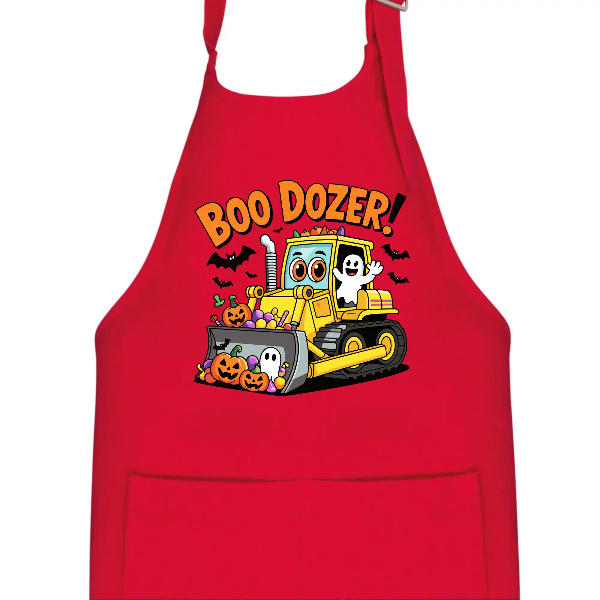 Halloweenský boo dozer