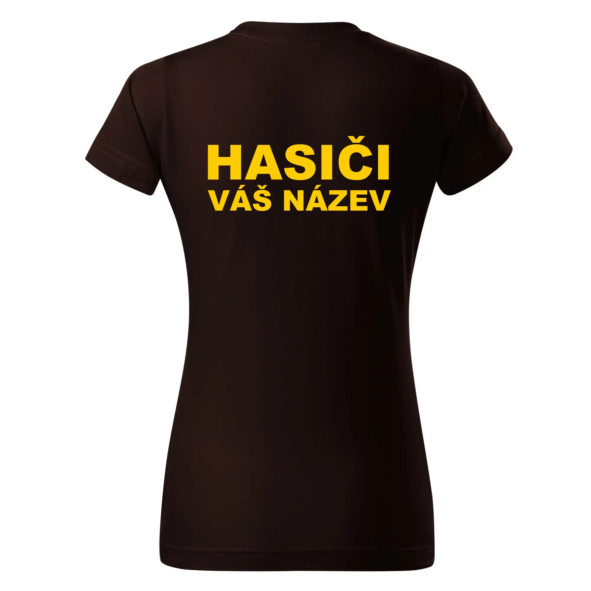 Hasiči - žlutý nápis - váš název sboru