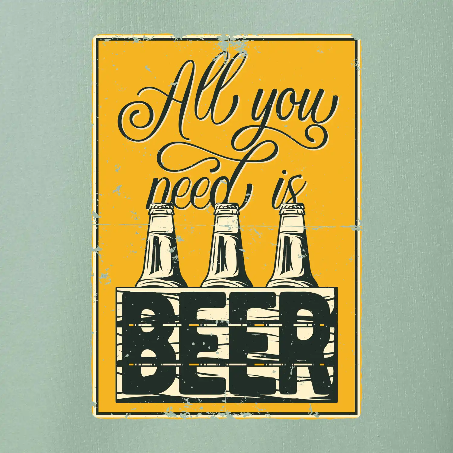 All you need is beer