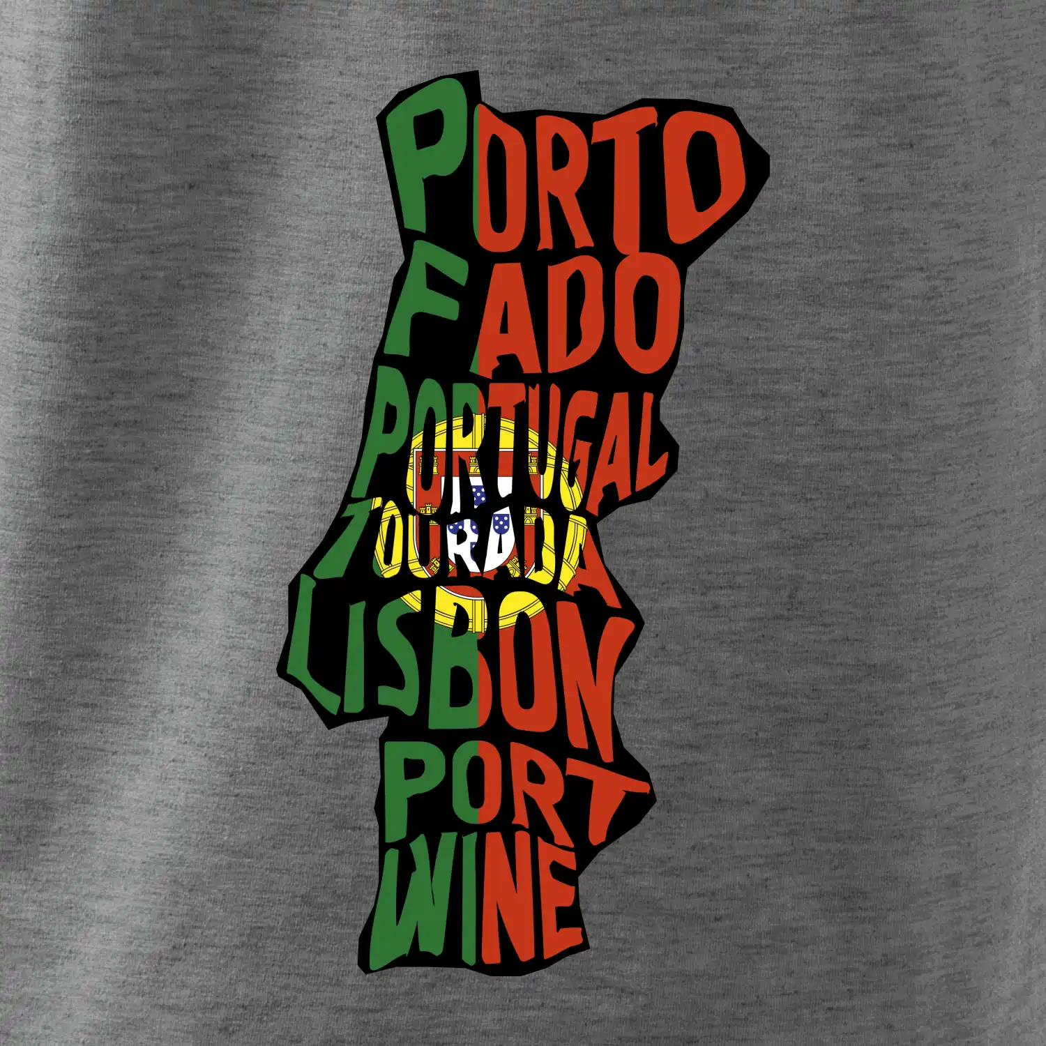 Mapy - názvy měst - Portugalsko