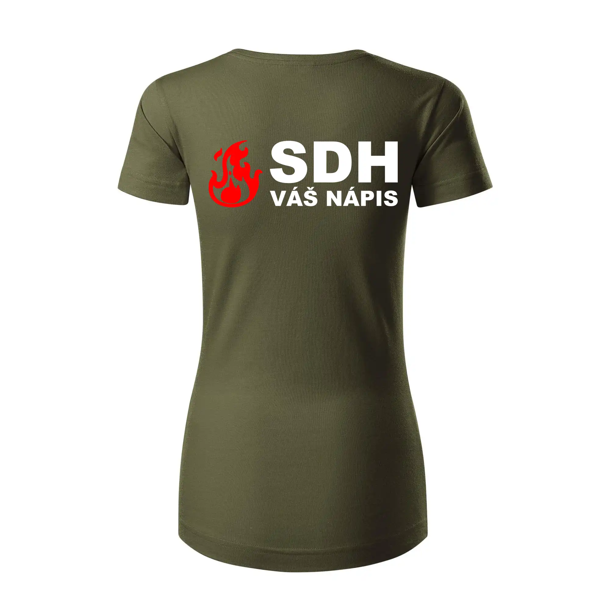 SDH nápis (oheň, firesport, název sboru - vlastní nápis)