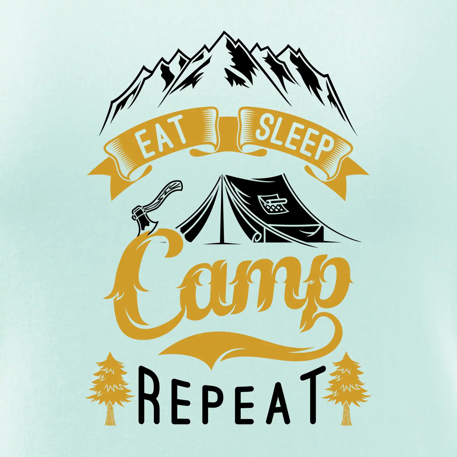 Eat Sleep Camp Repeat