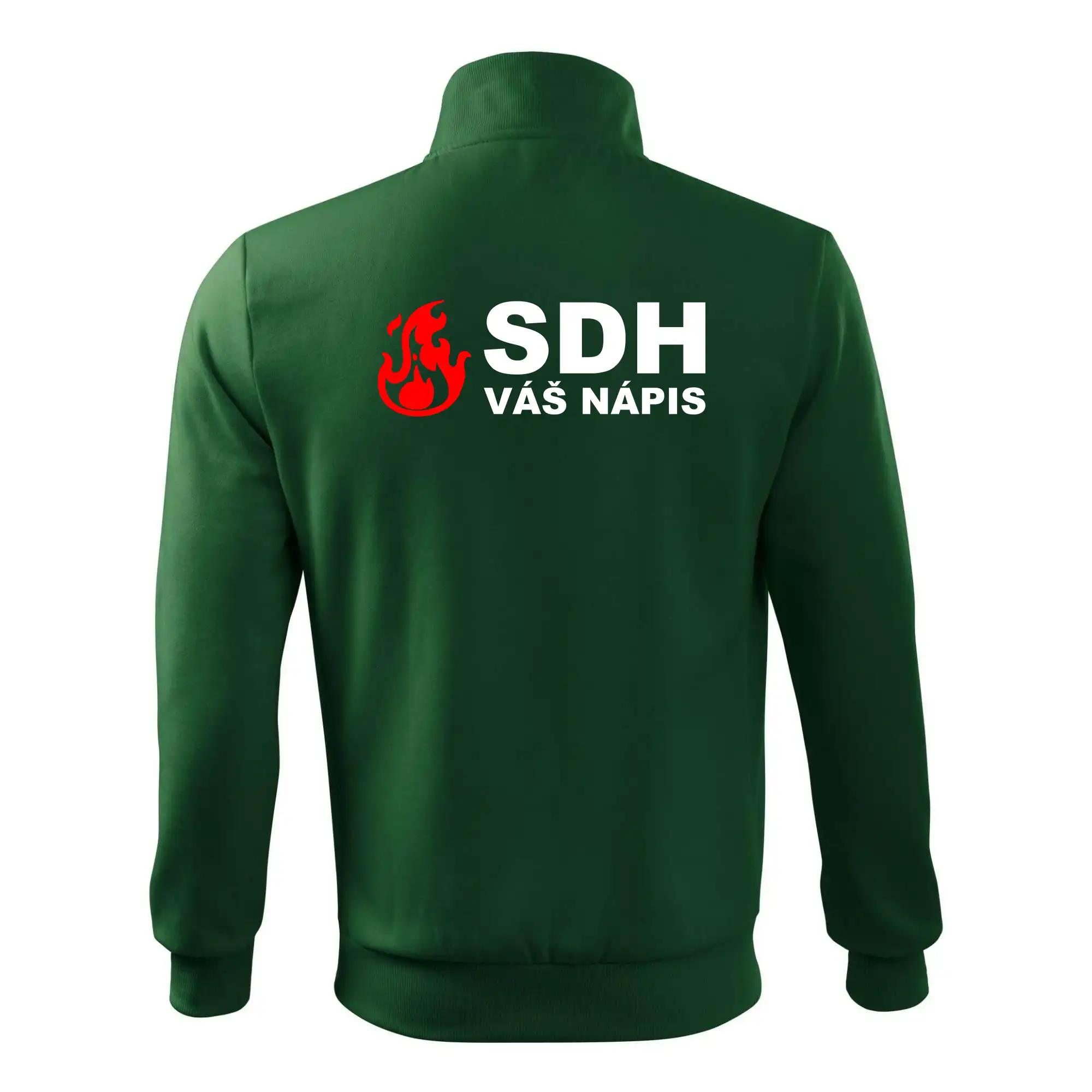 SDH nápis (oheň, název sboru - vlastní nápis)