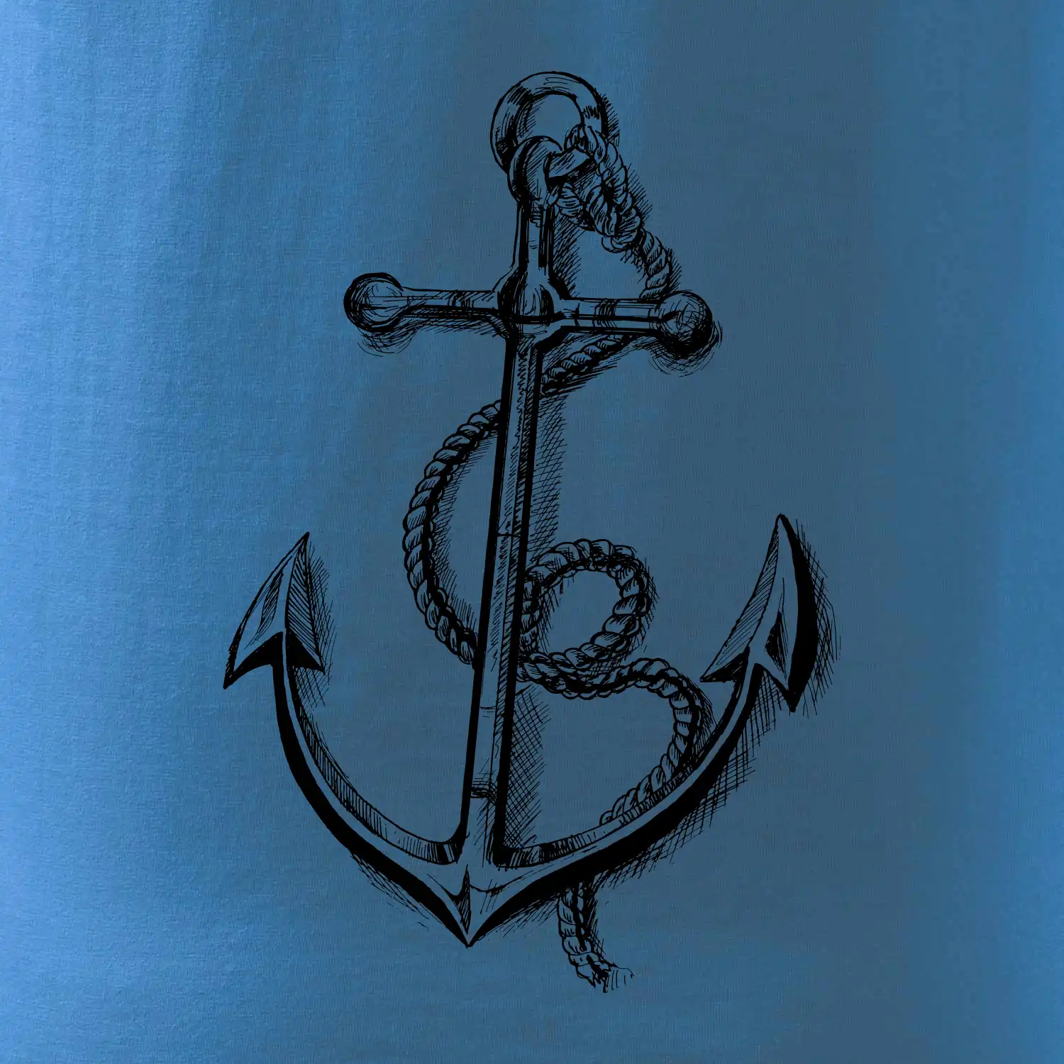Kotva kreslená tužkou