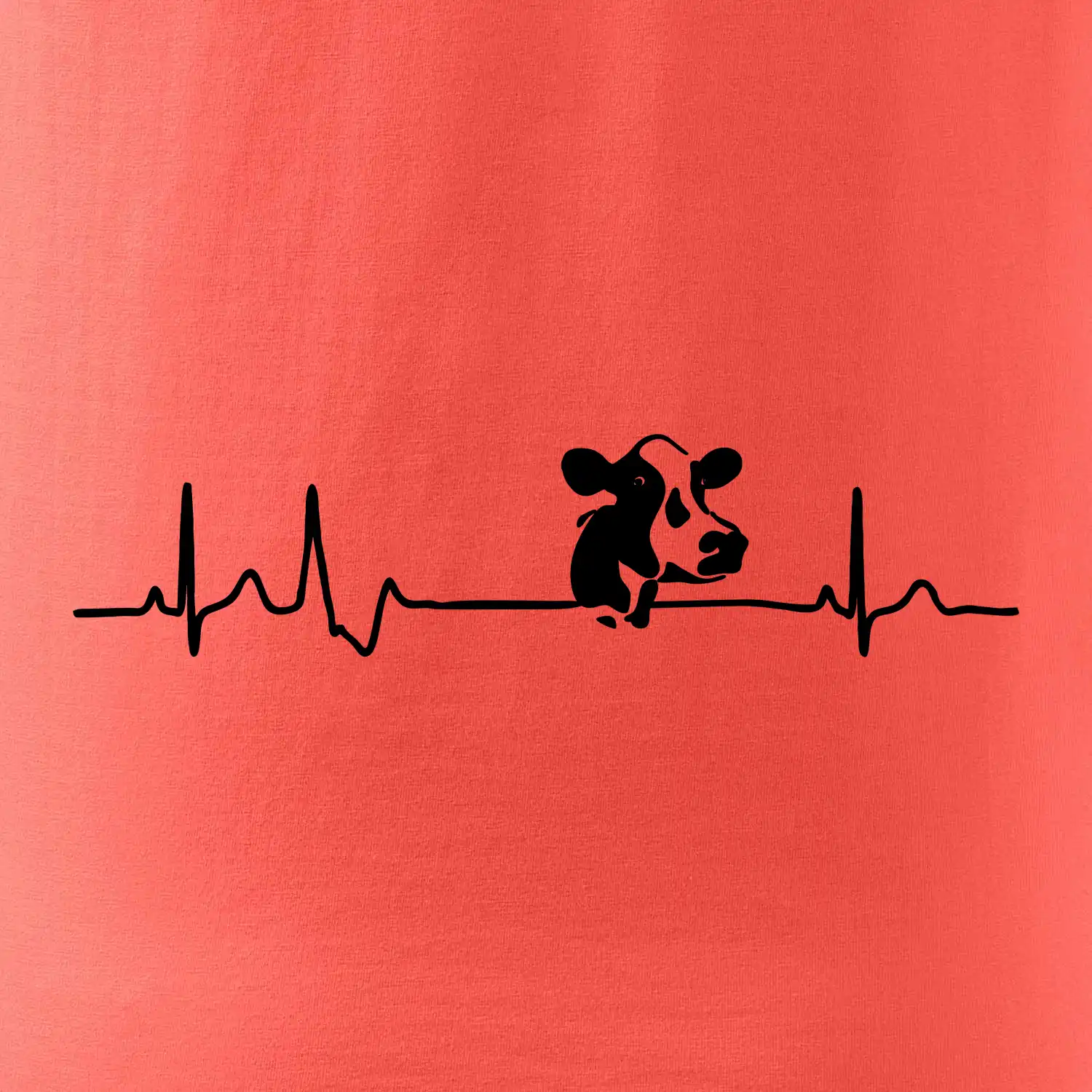Kráva EKG