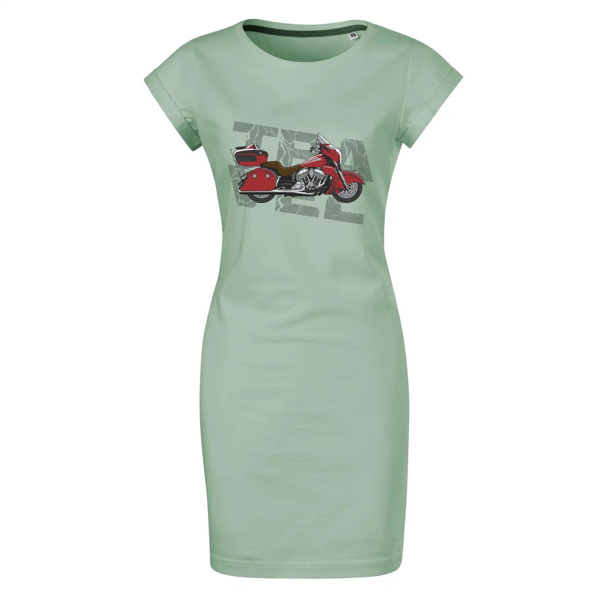 Cestovní motorka Amerika červená