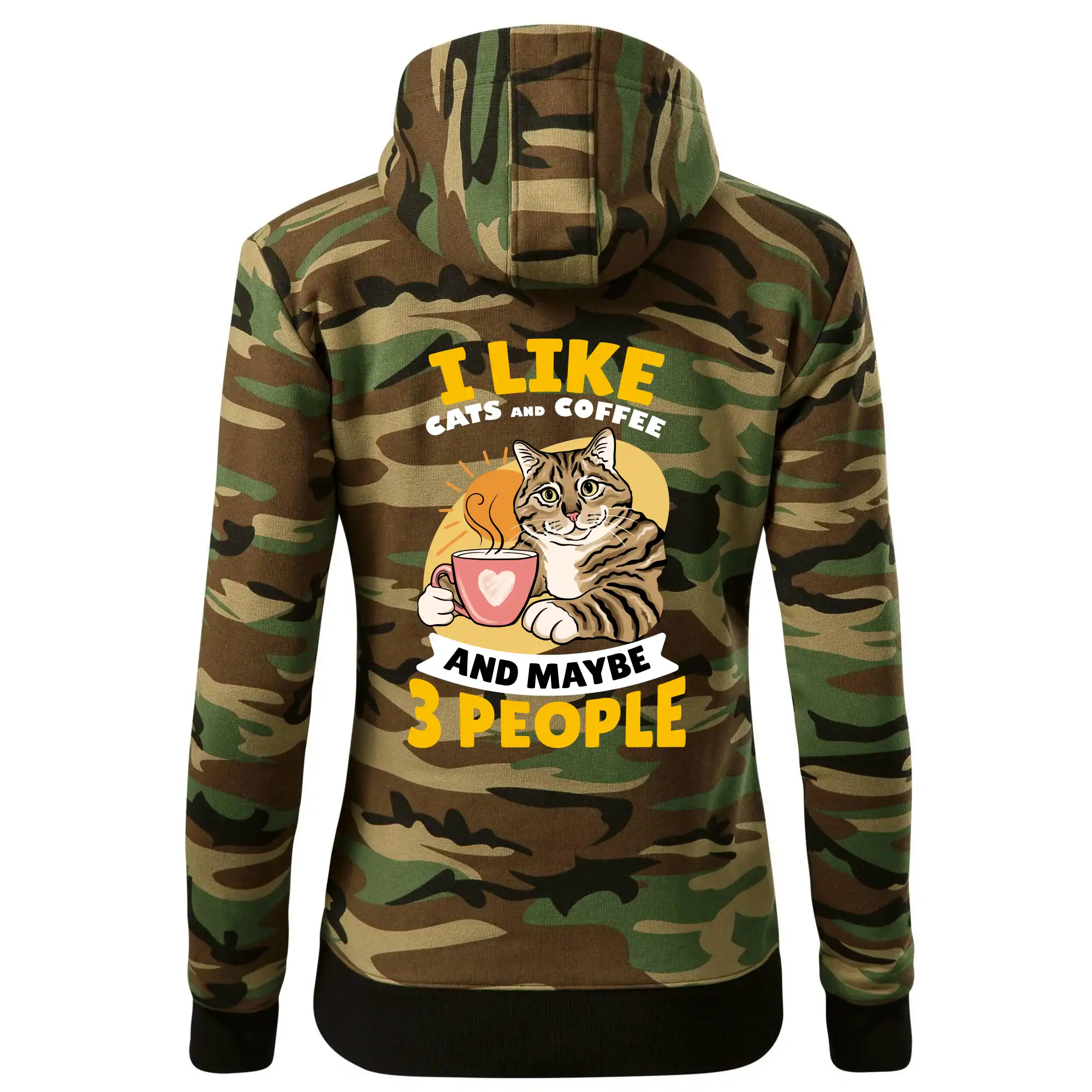 I like cats and coffee and maybe 3 people