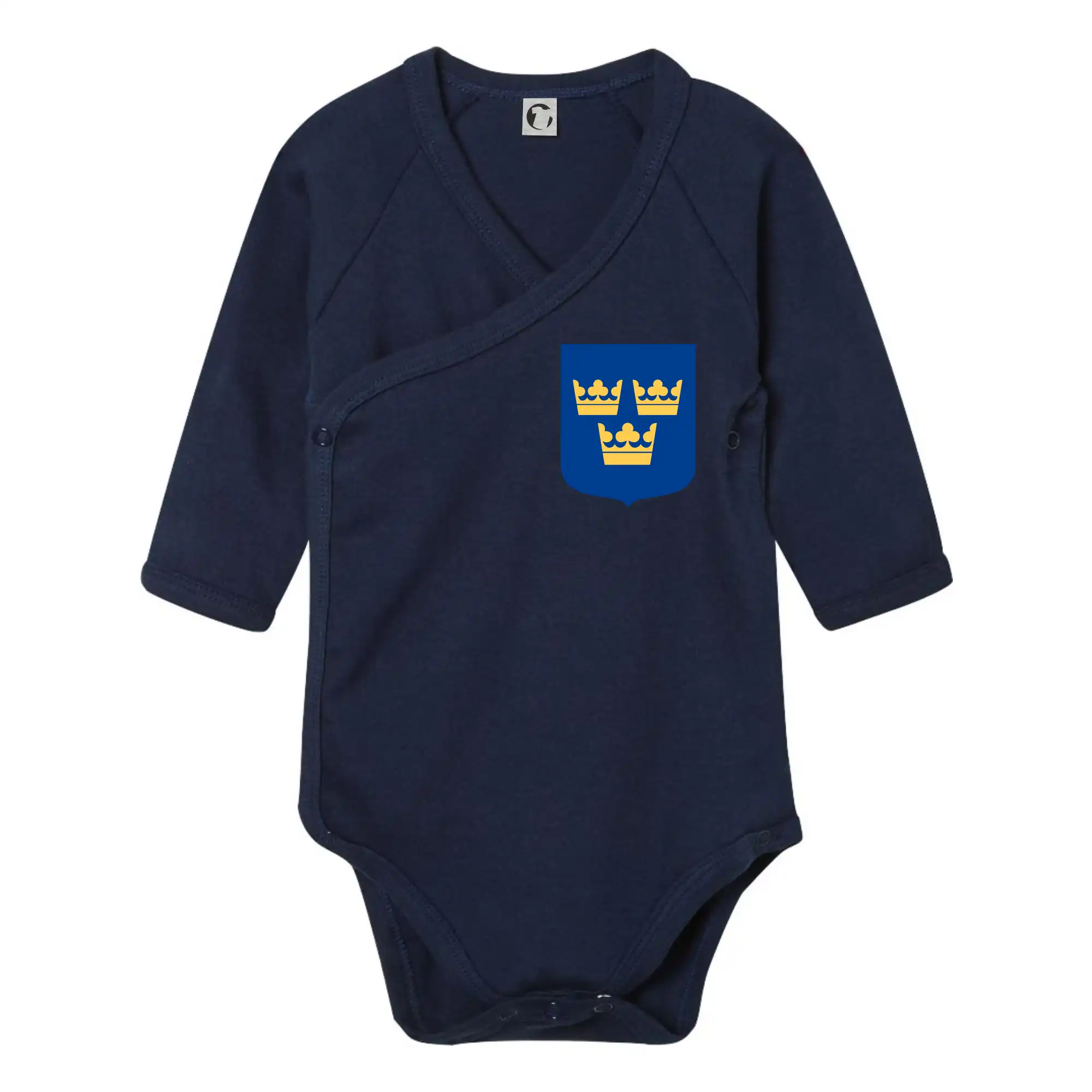 Švédský znak tři korunky na prso