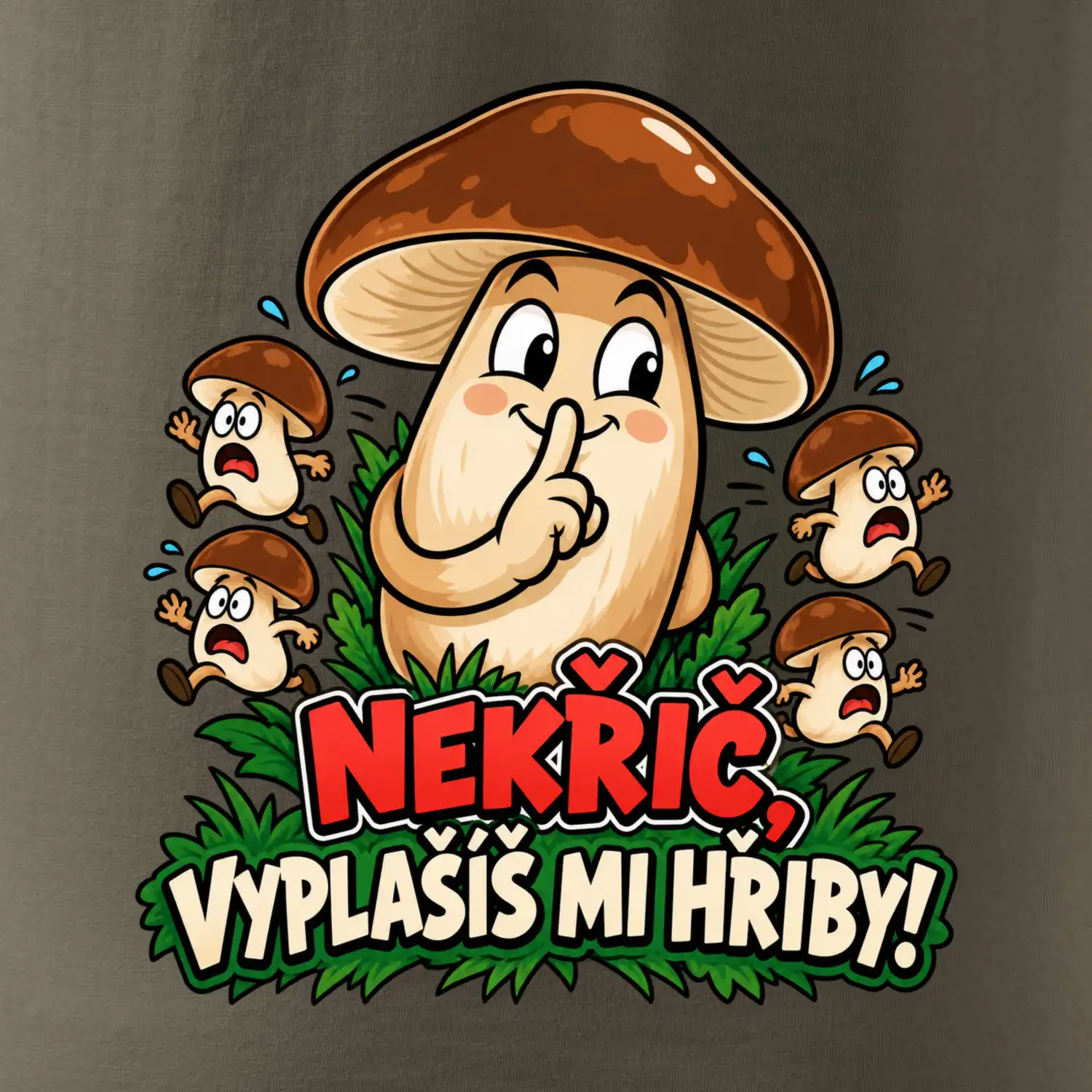 Nekřič, vyplašíš mi hřiby