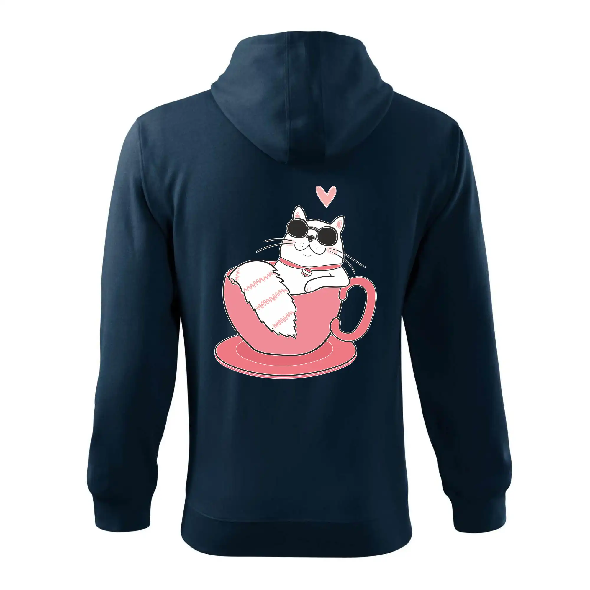 Hustá kočka v hrníčku