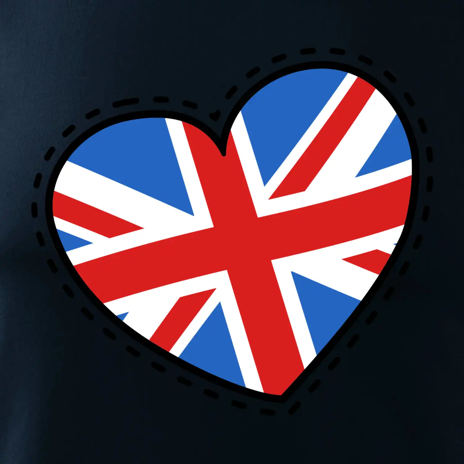 Británie srdce prso