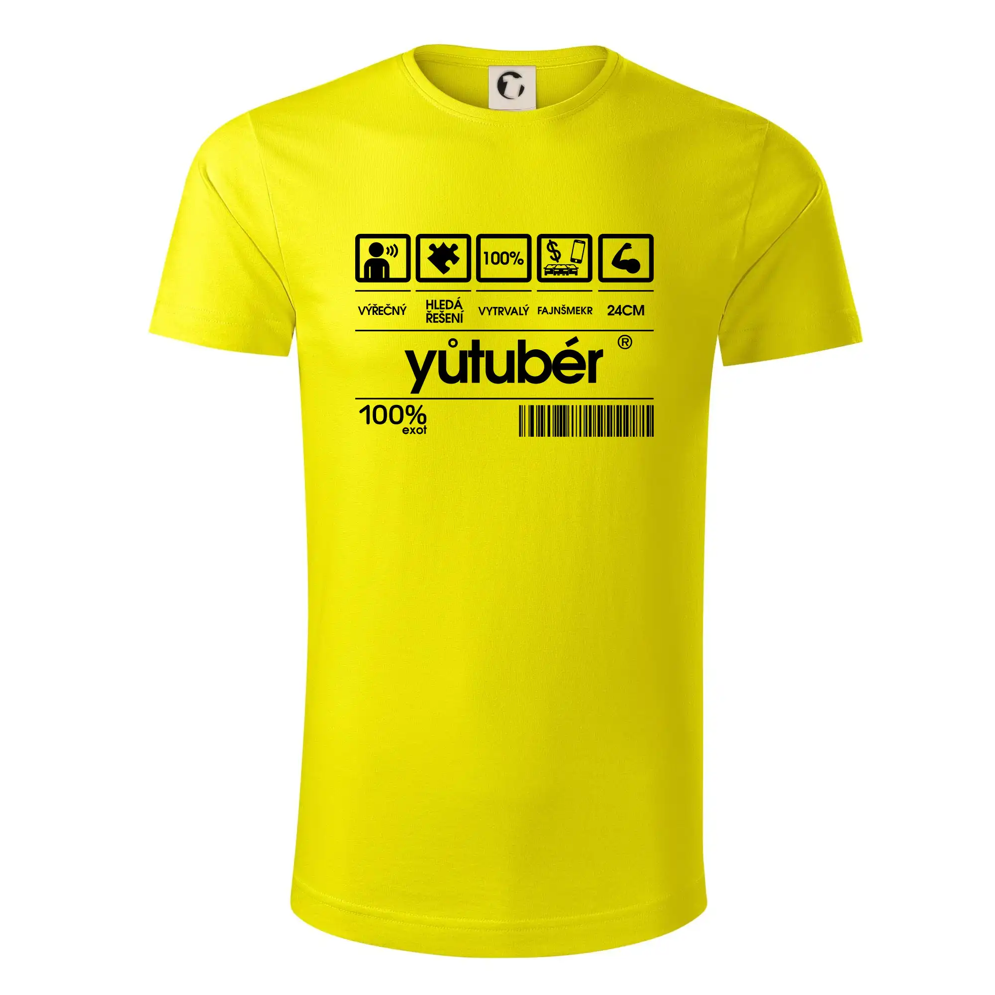 Čárový kód - youtuber