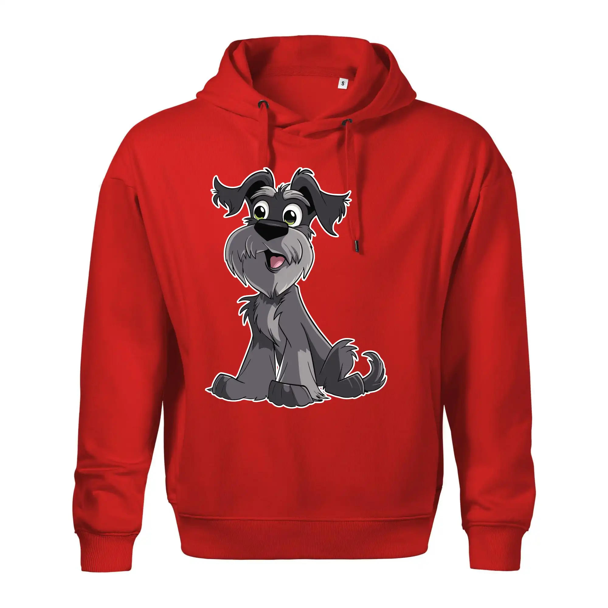 Knírač kreslený sedící