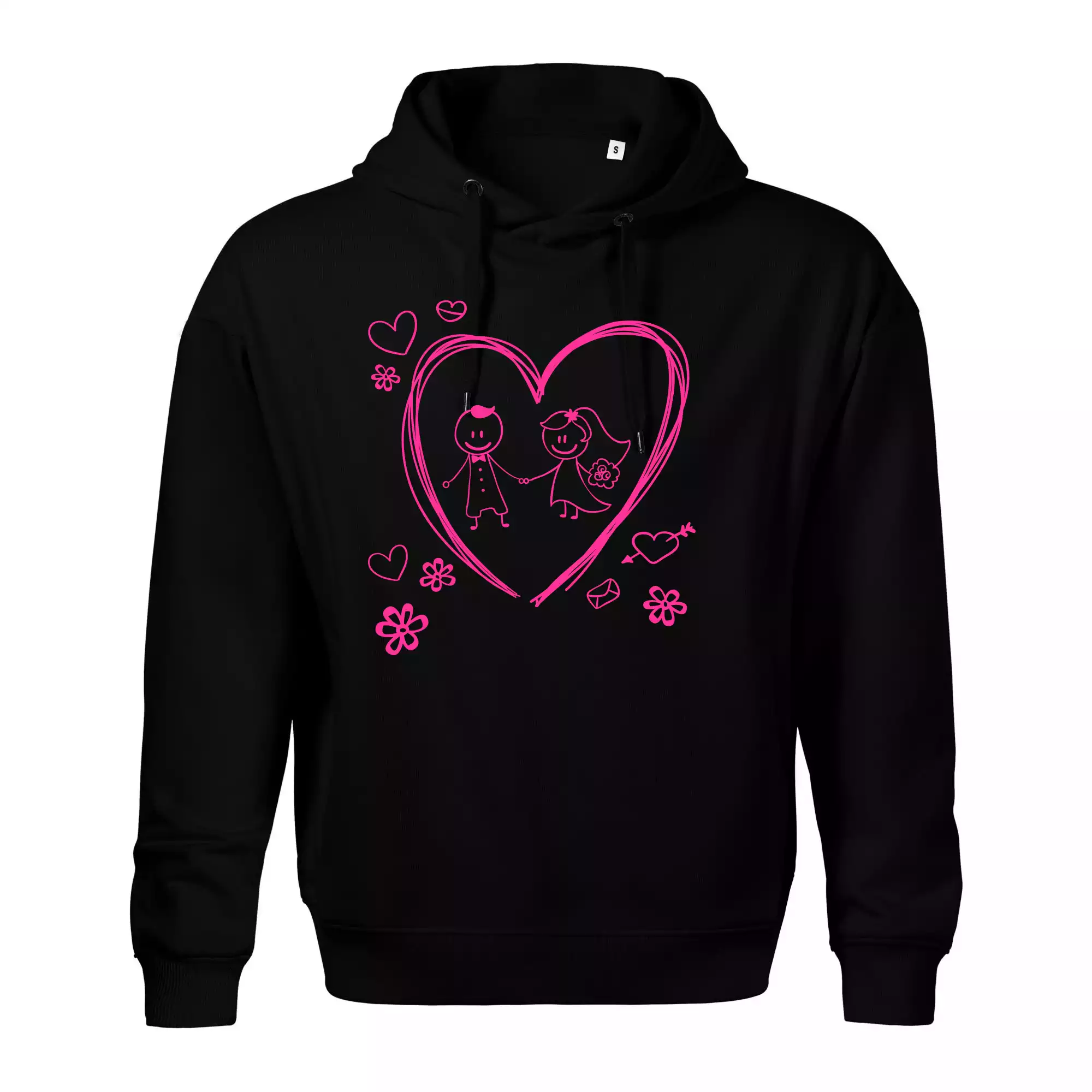 Svatba - kreslené srdce