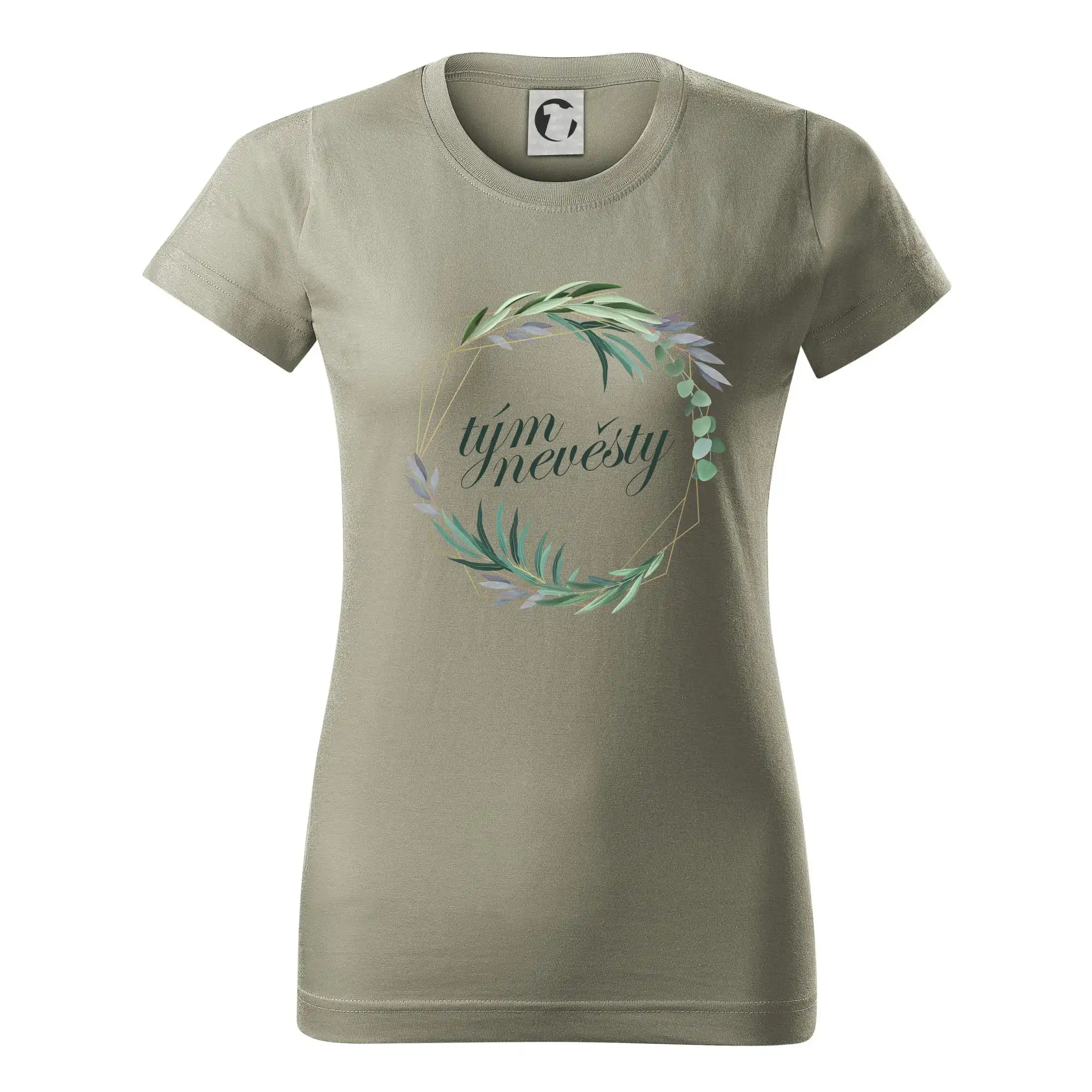 Tým nevěsty květinový kruh zelený