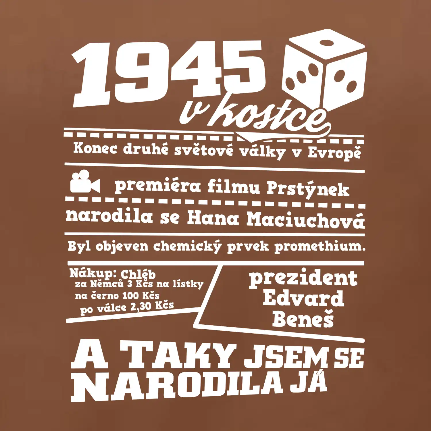 1945 v kostce