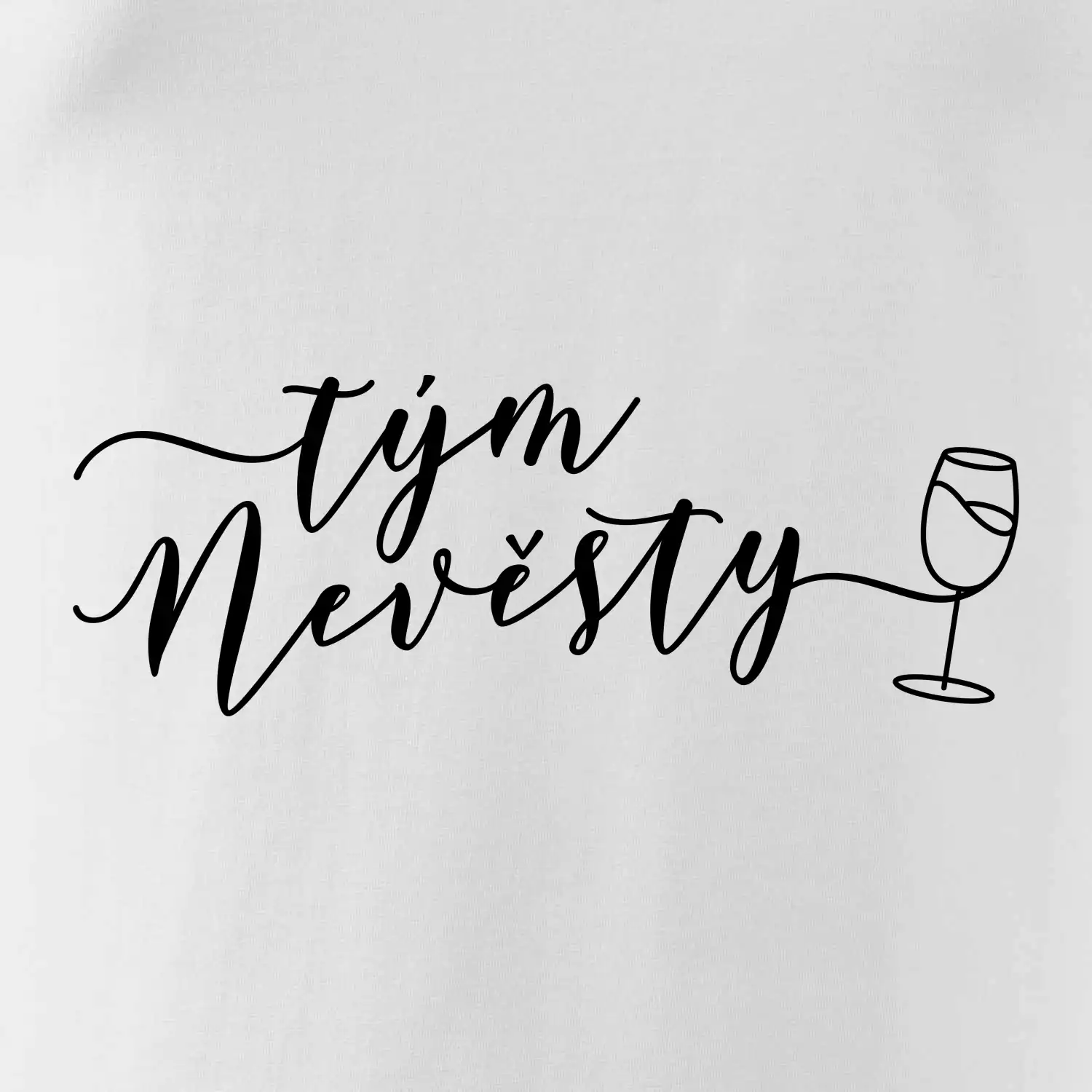 Tým nevěsty bílé víno