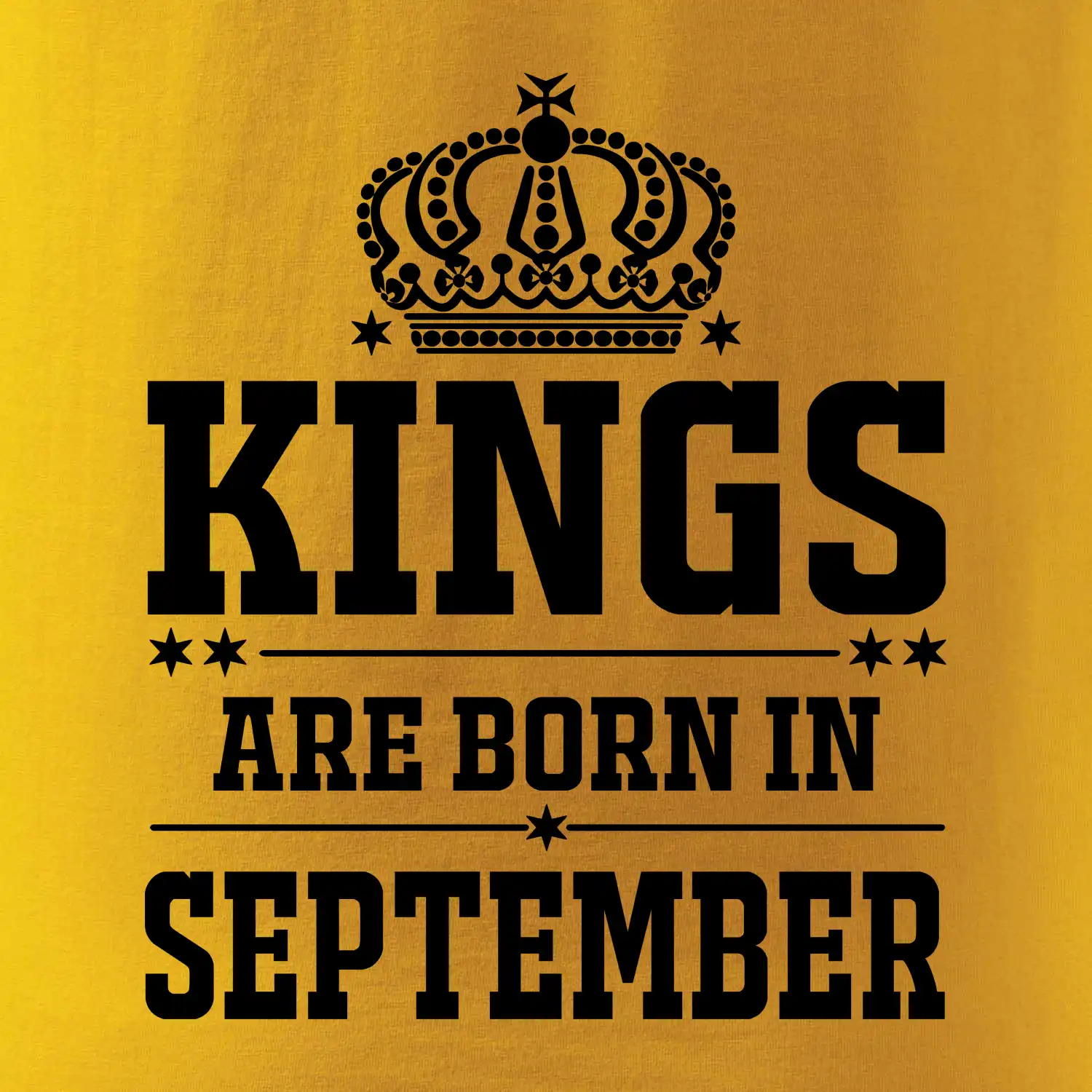 Kings are born in September