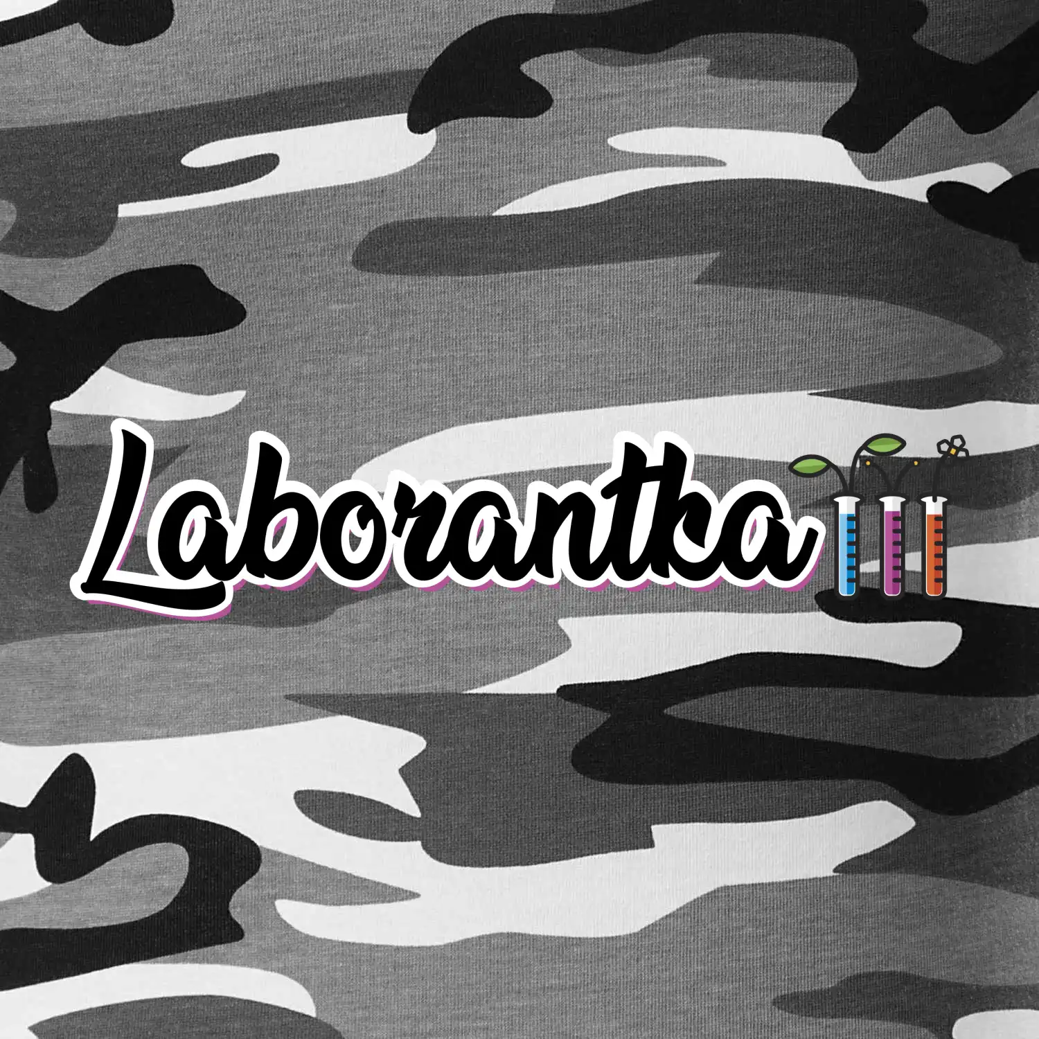 Laborantka a zkumavky