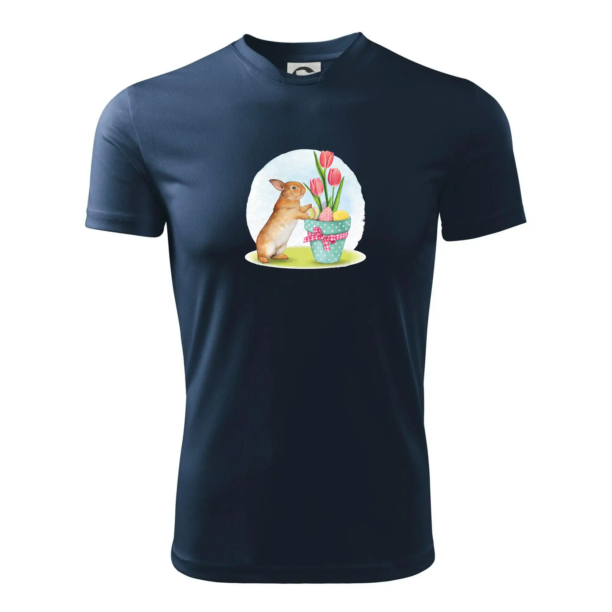 Velikonoční zajíček tulipány