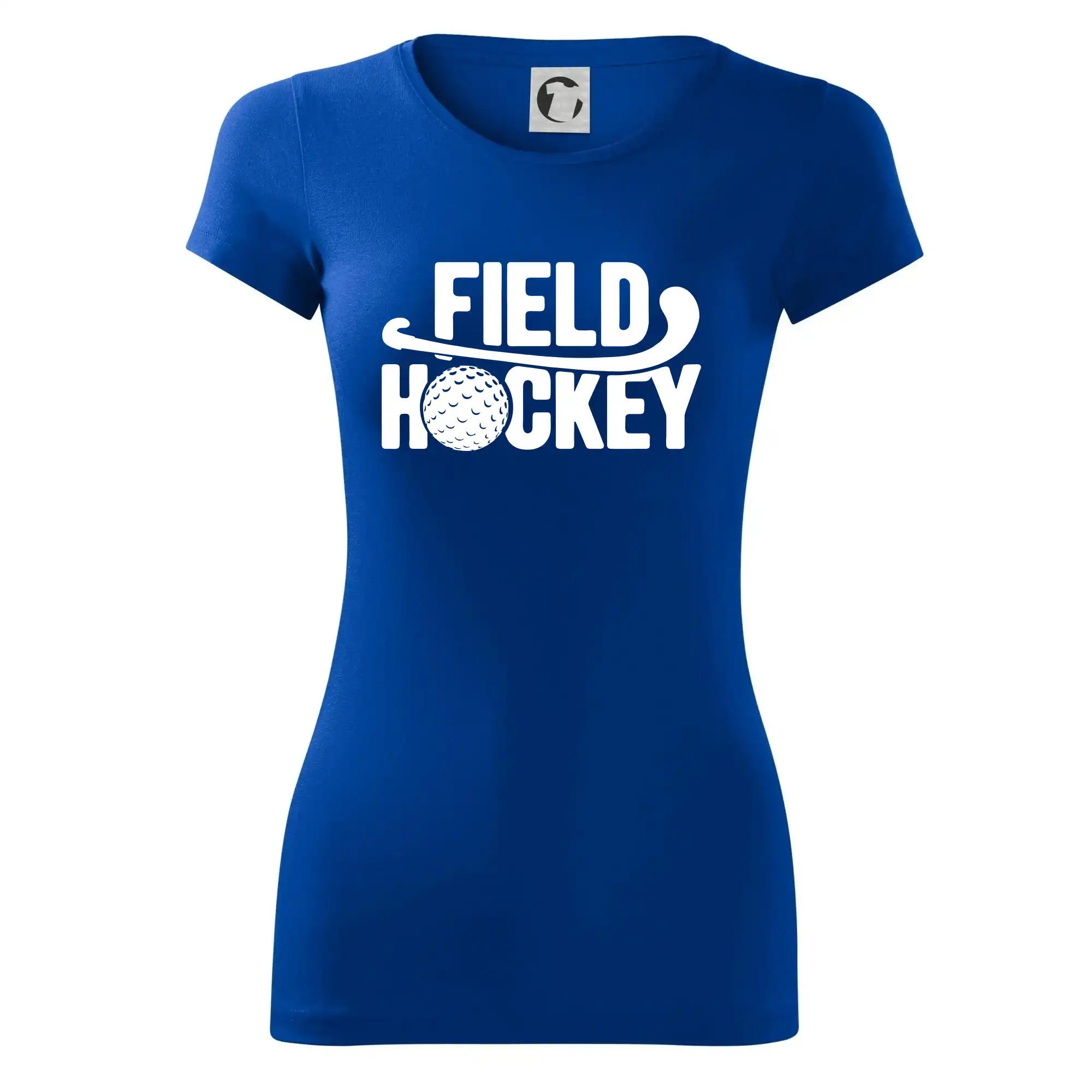 Field hockey míček a nápis