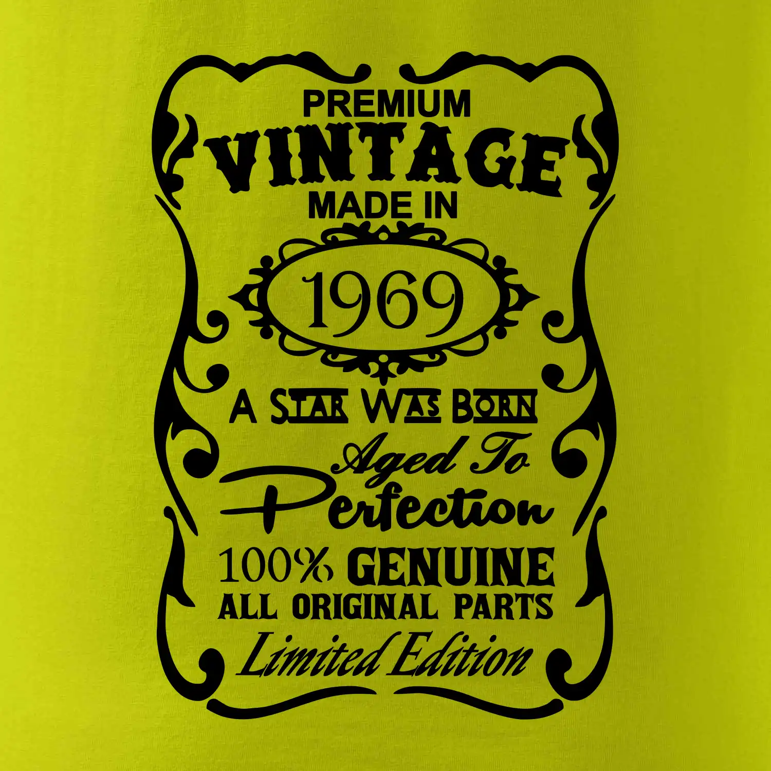 Vintage Etiketa - 1969