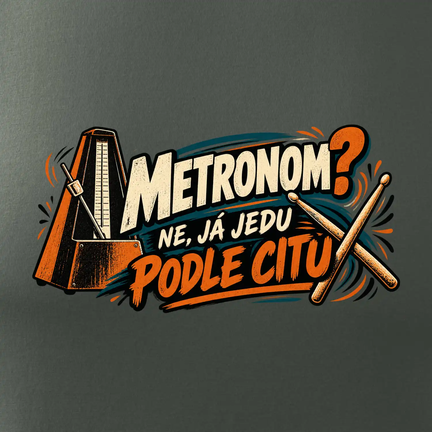 Metronom ne já jedu podle citu - bubenický humor