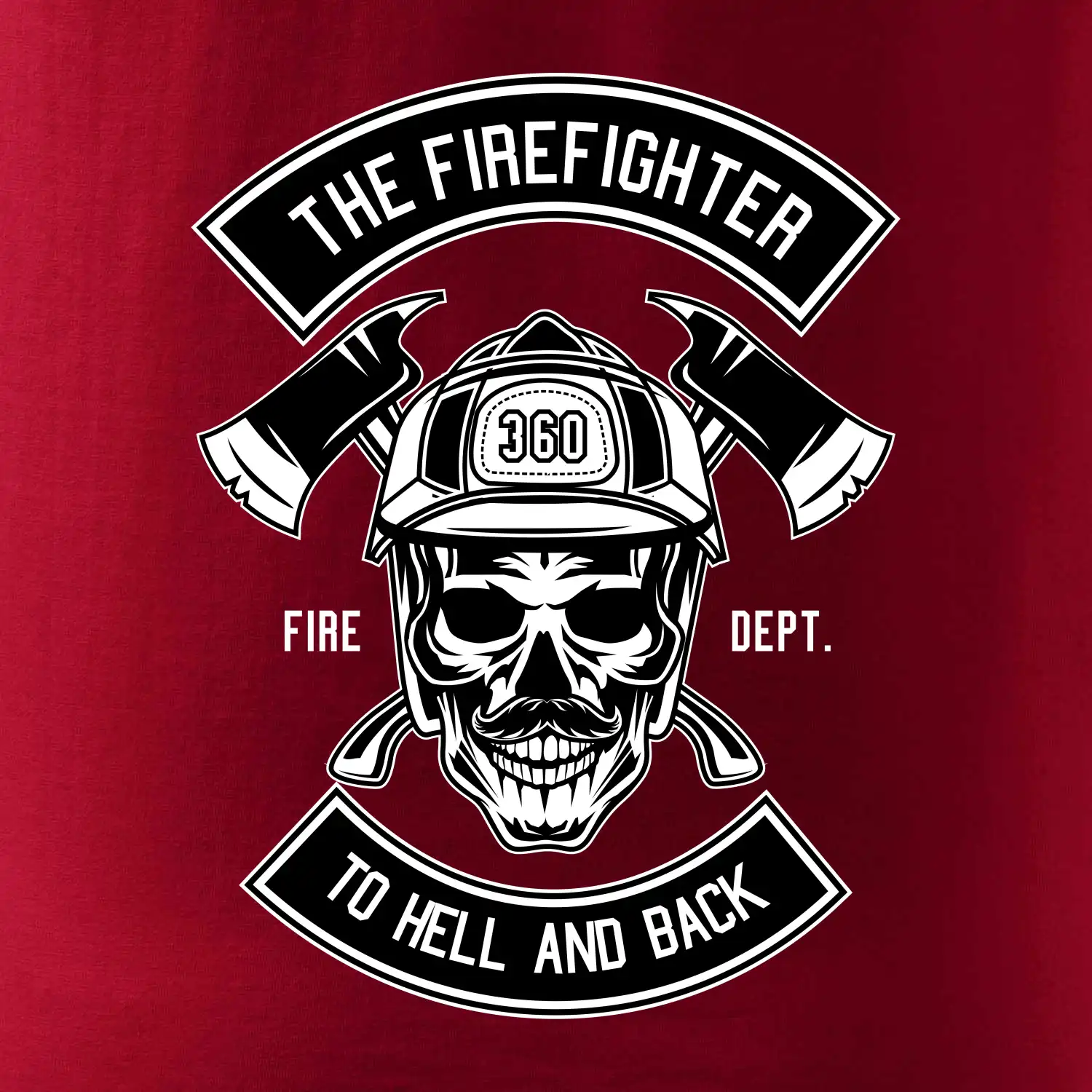 Lebka hasič do pekla a zpátky