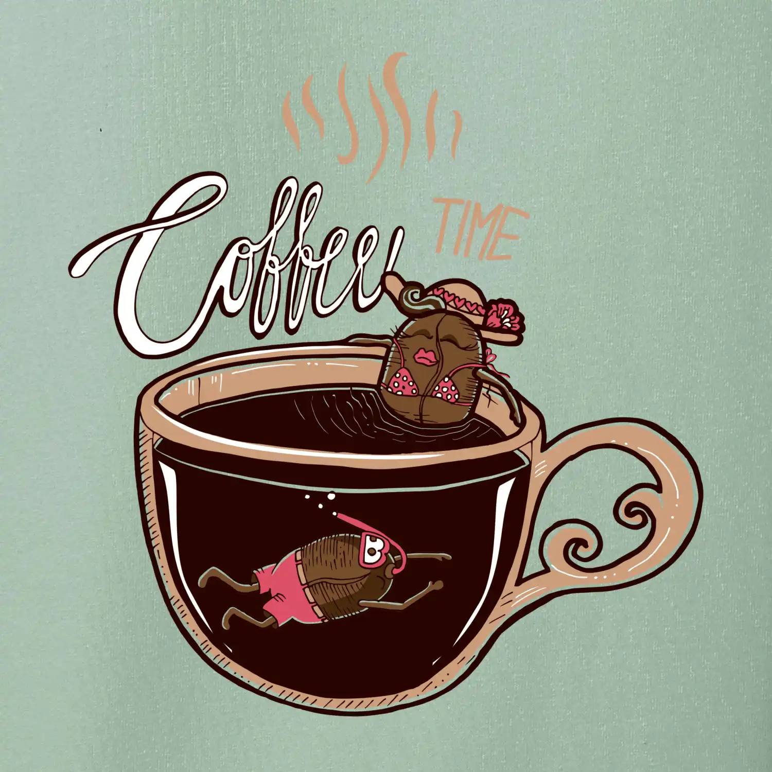 Coffee time bath (Pecka design)