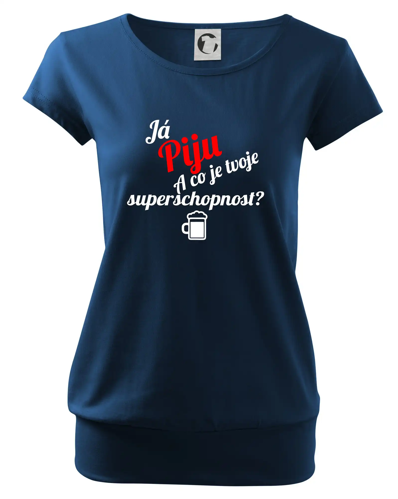 Já piju - tvoje superschopnost? šikmý nápis