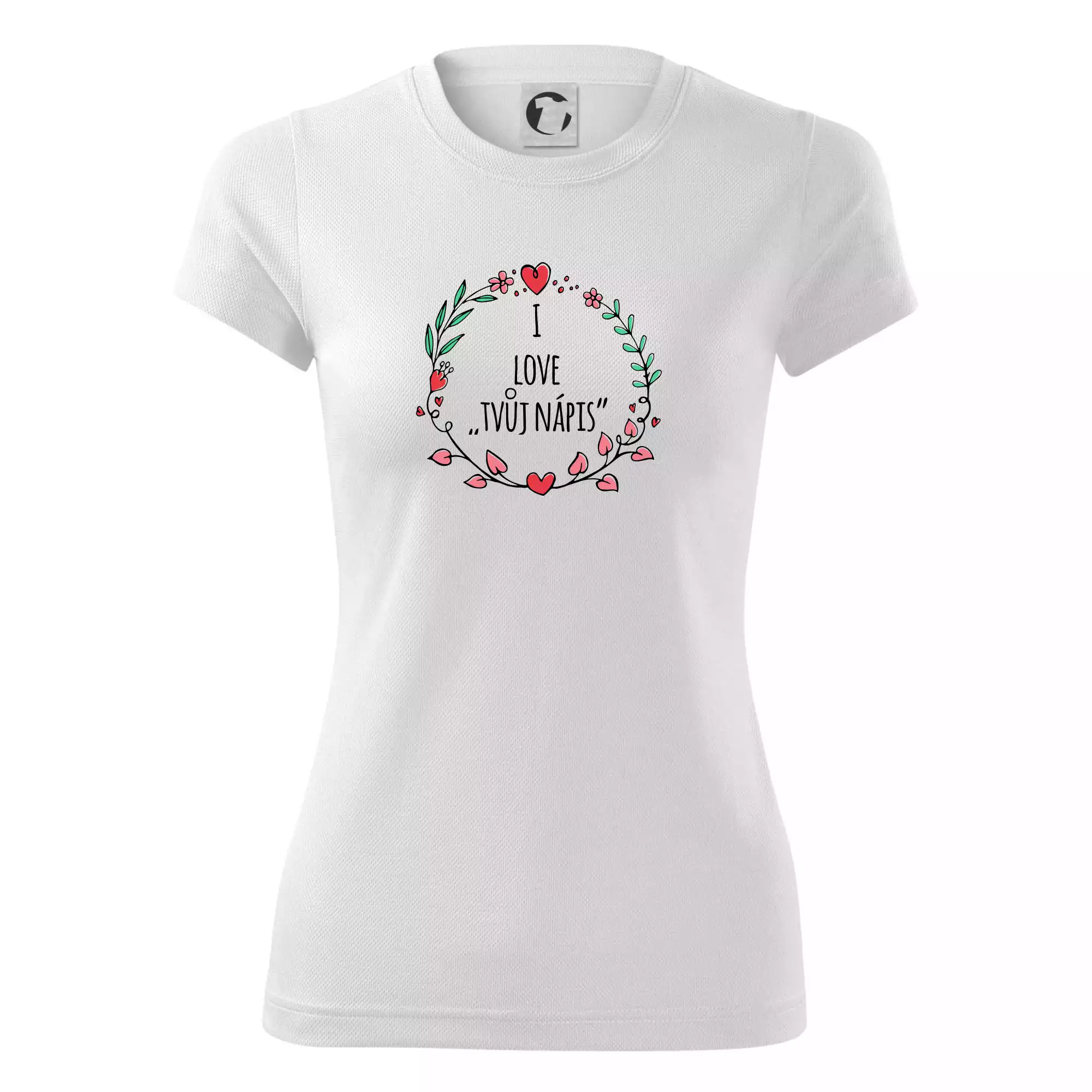 I love věněček - vlastní nápis